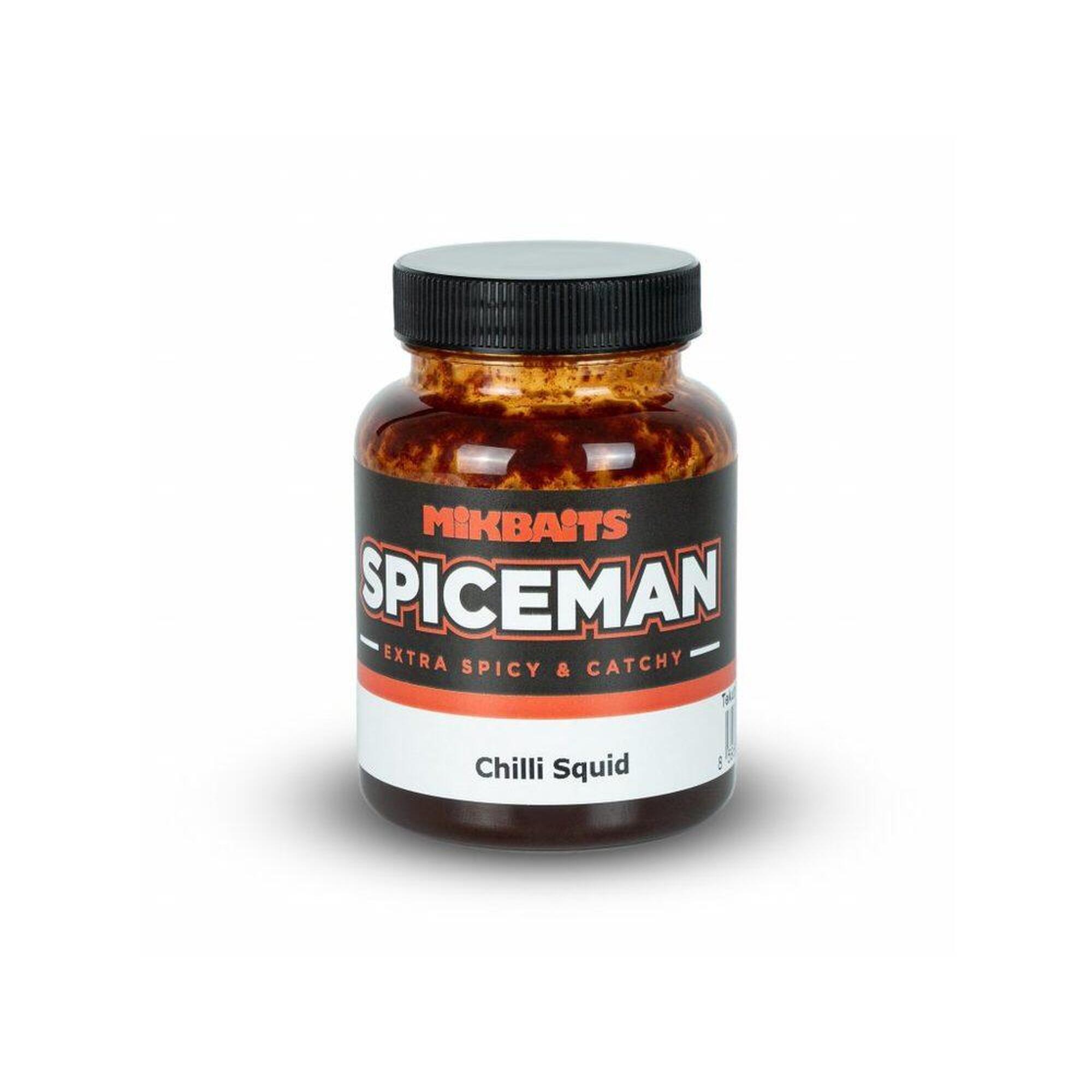 Dip Atraktor Do Przynęt Kulek Mikbaits Spiceman Ultra Dip 125Ml - Chili/Squid
