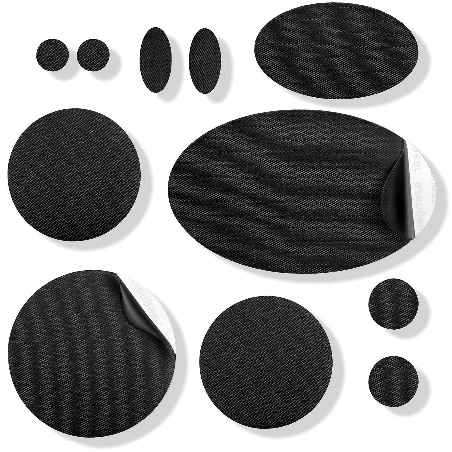 Łatki naprawcze do kurtek puchowych, wodoodporne do naprawy dziur (czarny)