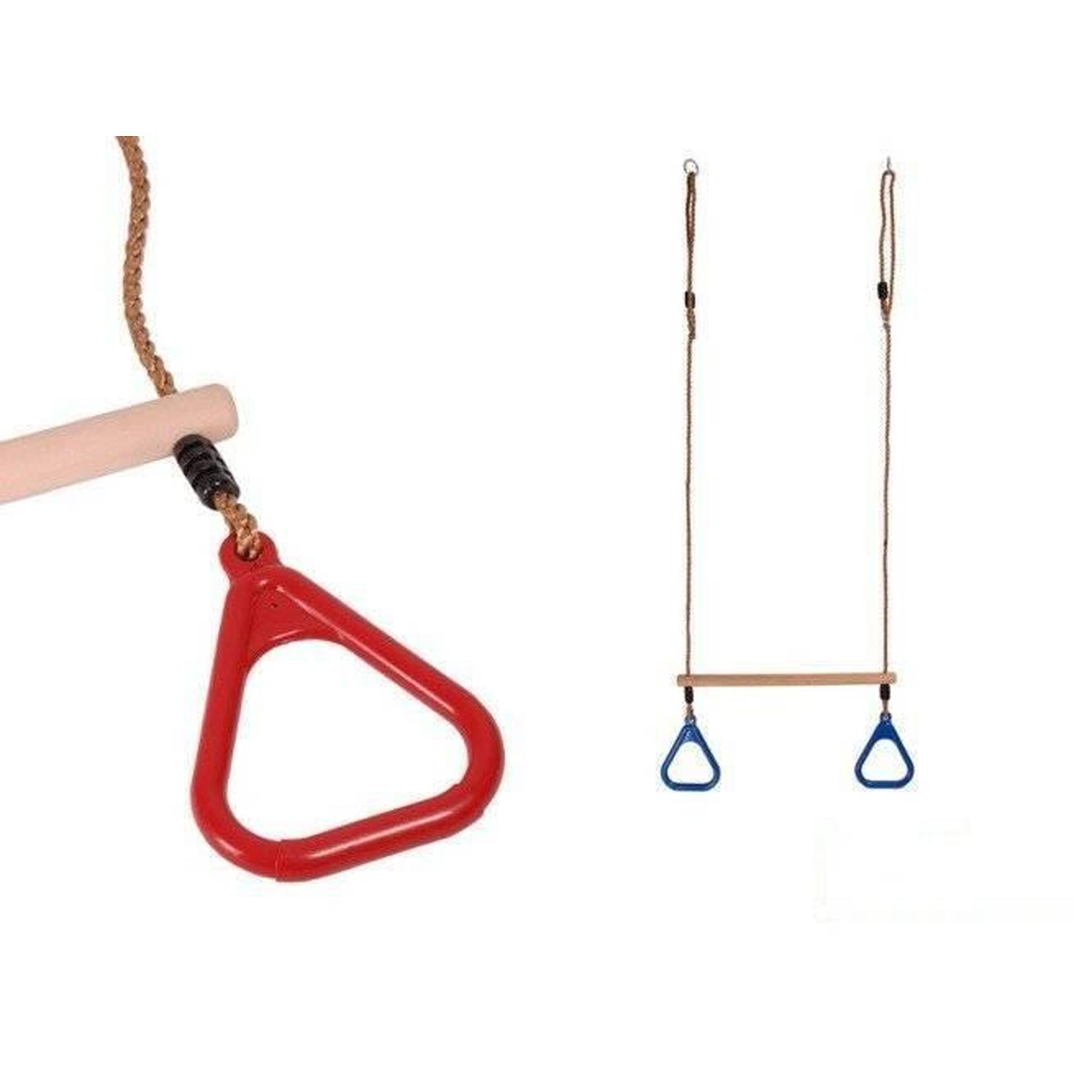 Obręcze z trapezem czerwone