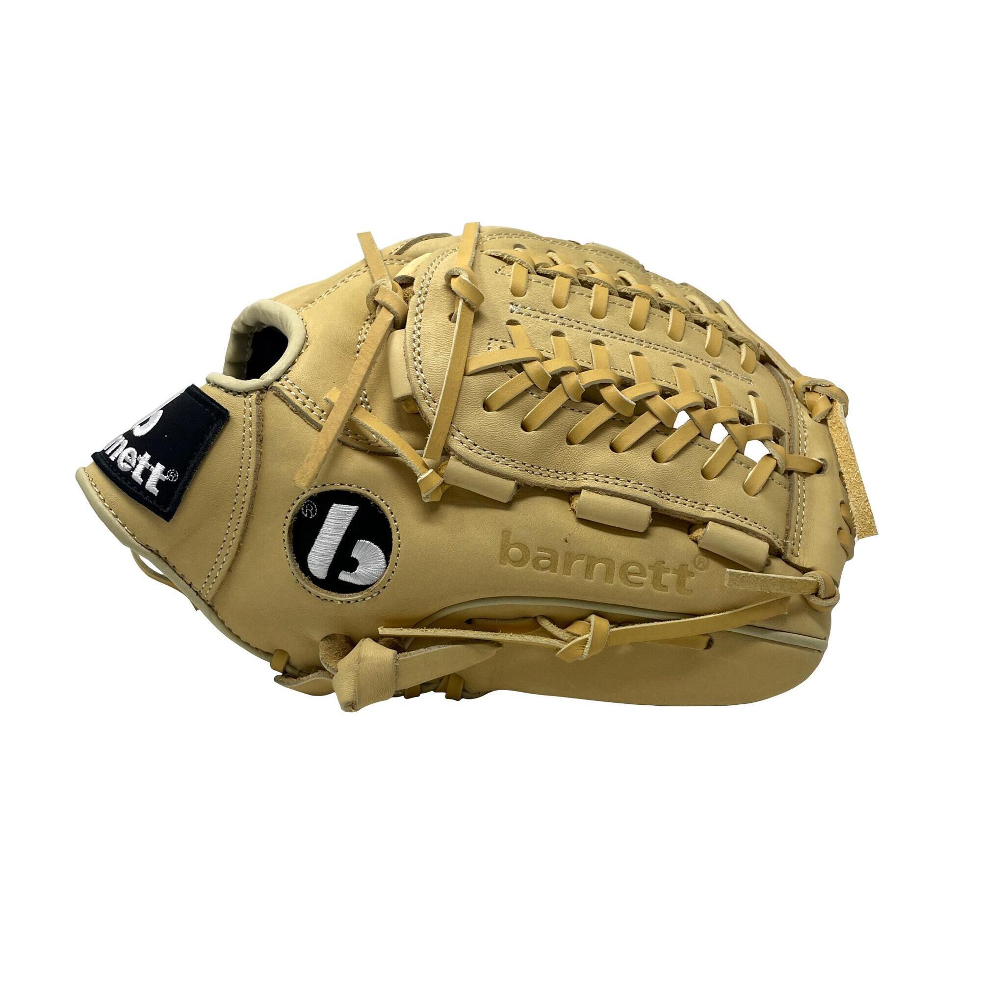 Rękawice baseballowe skórzane FL-120 REG beżowe, praworęczne