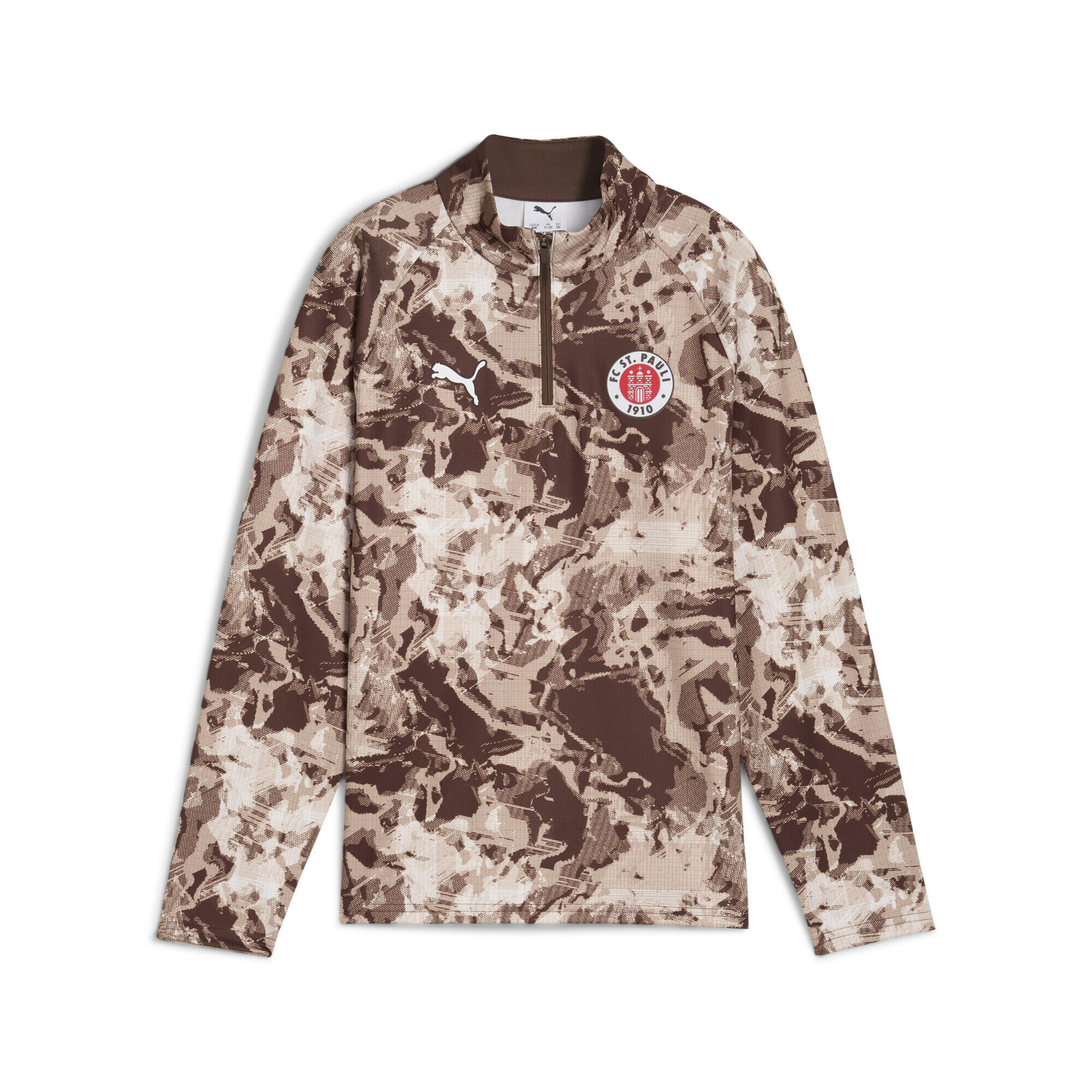 Młodzieżowa bluza przedmeczowa FC St. Pauli z zamkiem 1/4 PUMA