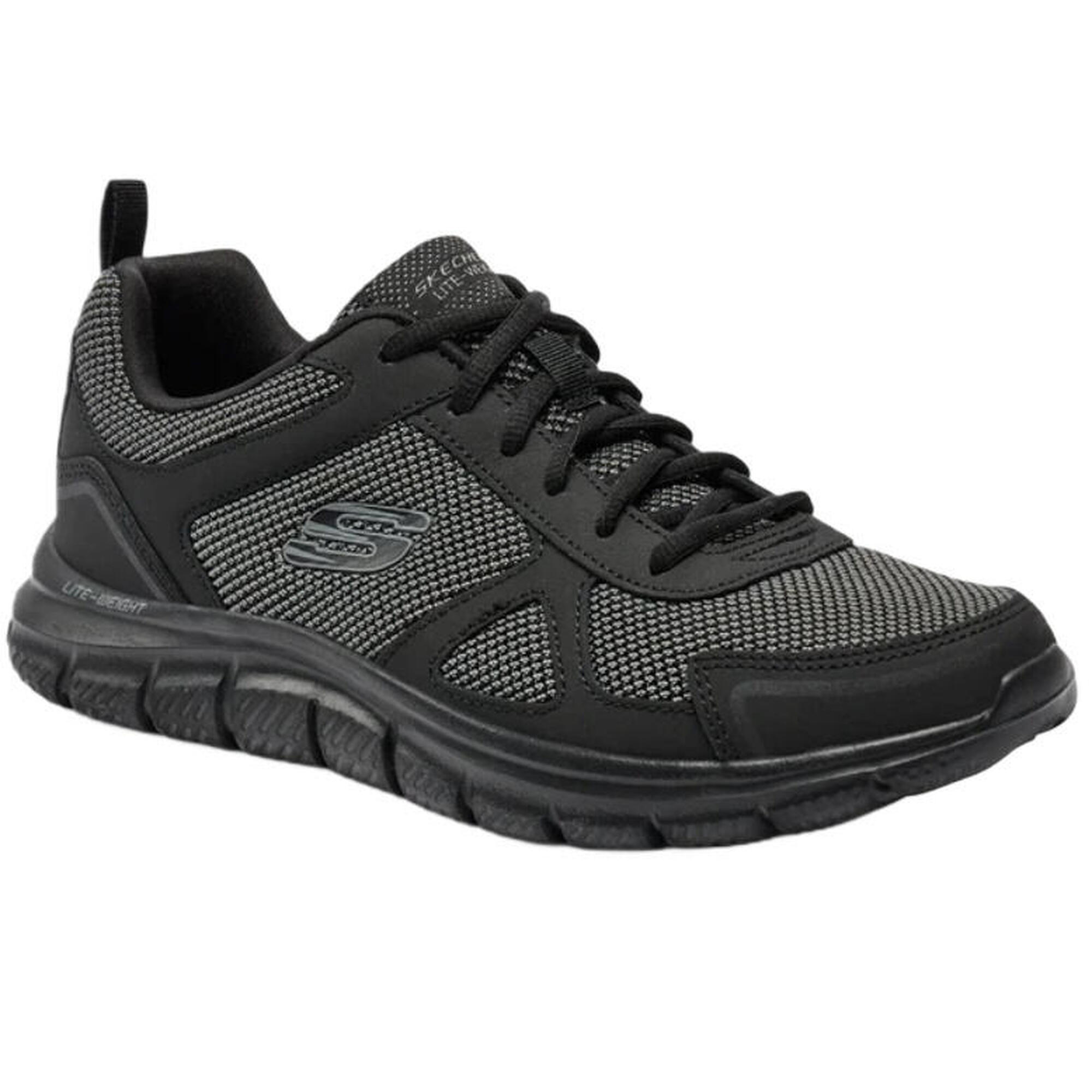 BUTY męskie SKECHERS TRACK BUCOLO 52630-BBK czarne lekkie sportowe 43