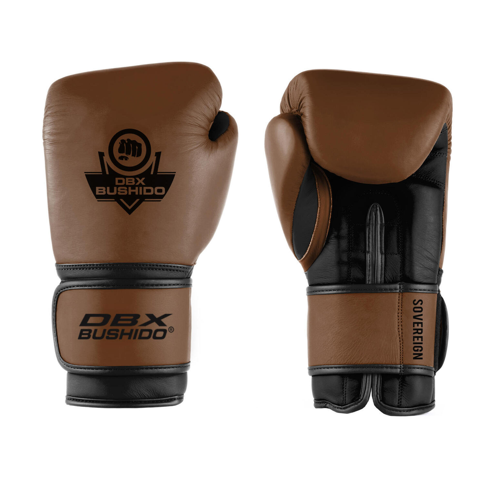 Rękawice bokserskie ze skóry naturalnej SOVEREIGN DBX Bushido