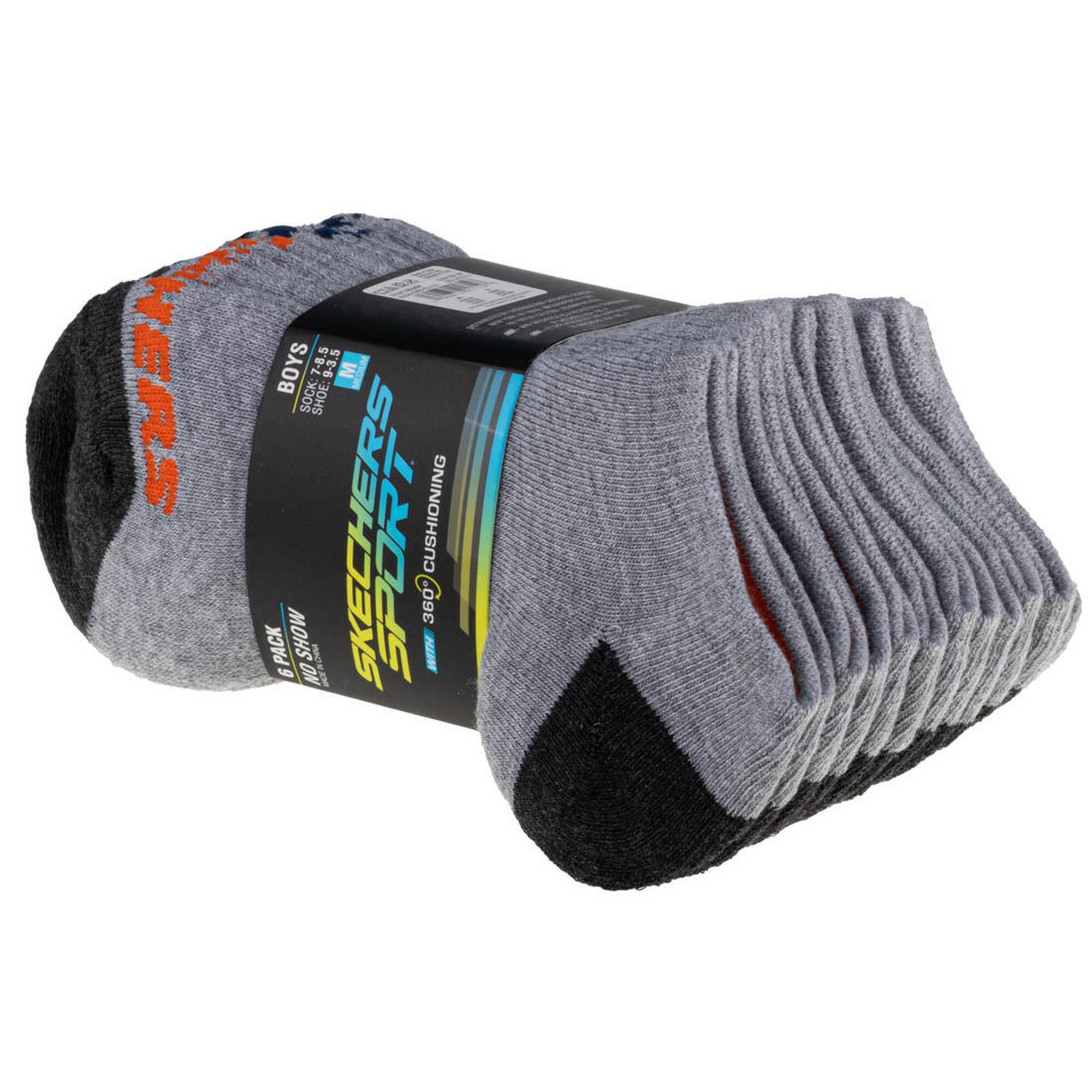 Skarpetki sportowe chłopięce Boys 6pk No Show Socks