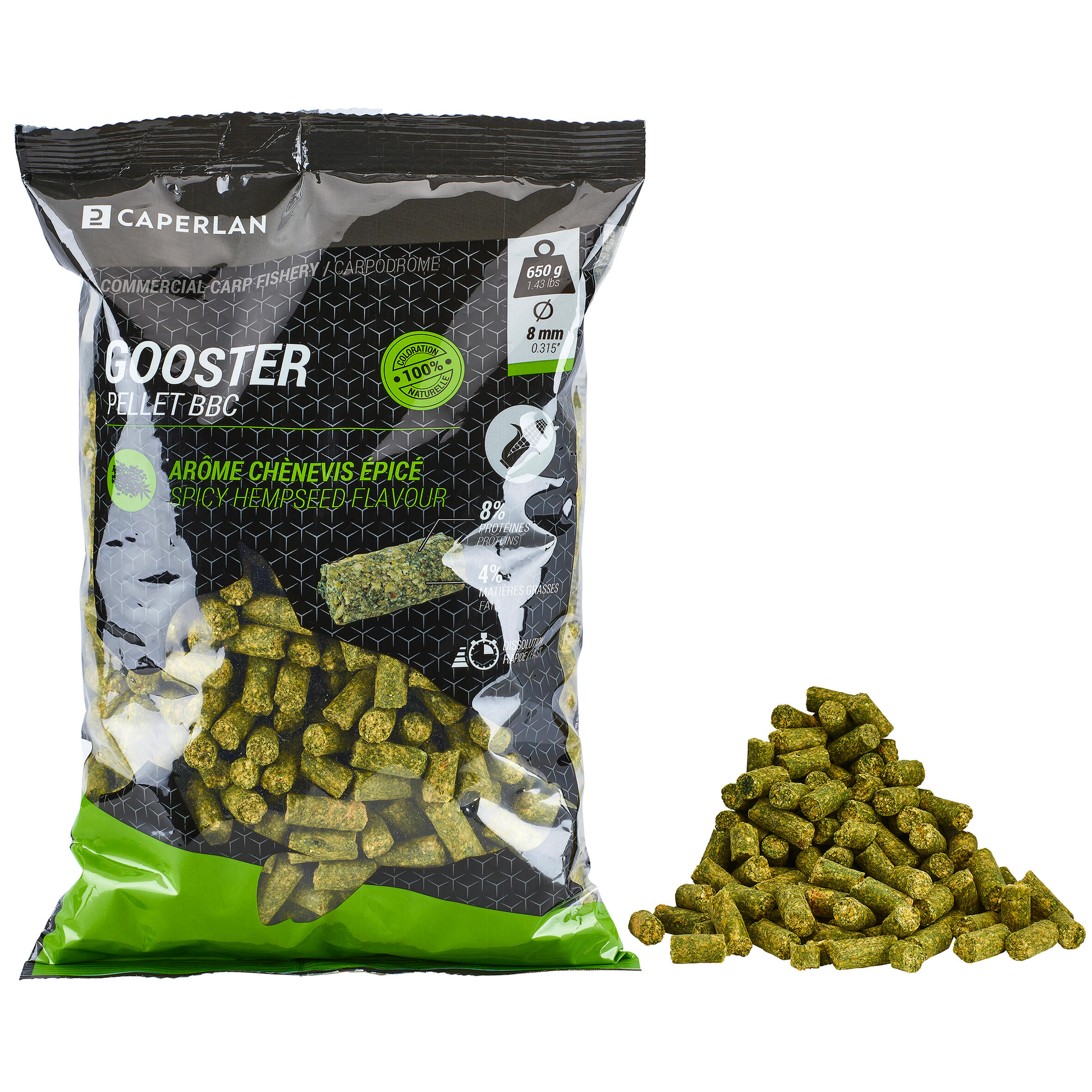 Pellet Gooster BBC pikantne konopie 8 mm 0,7 kg