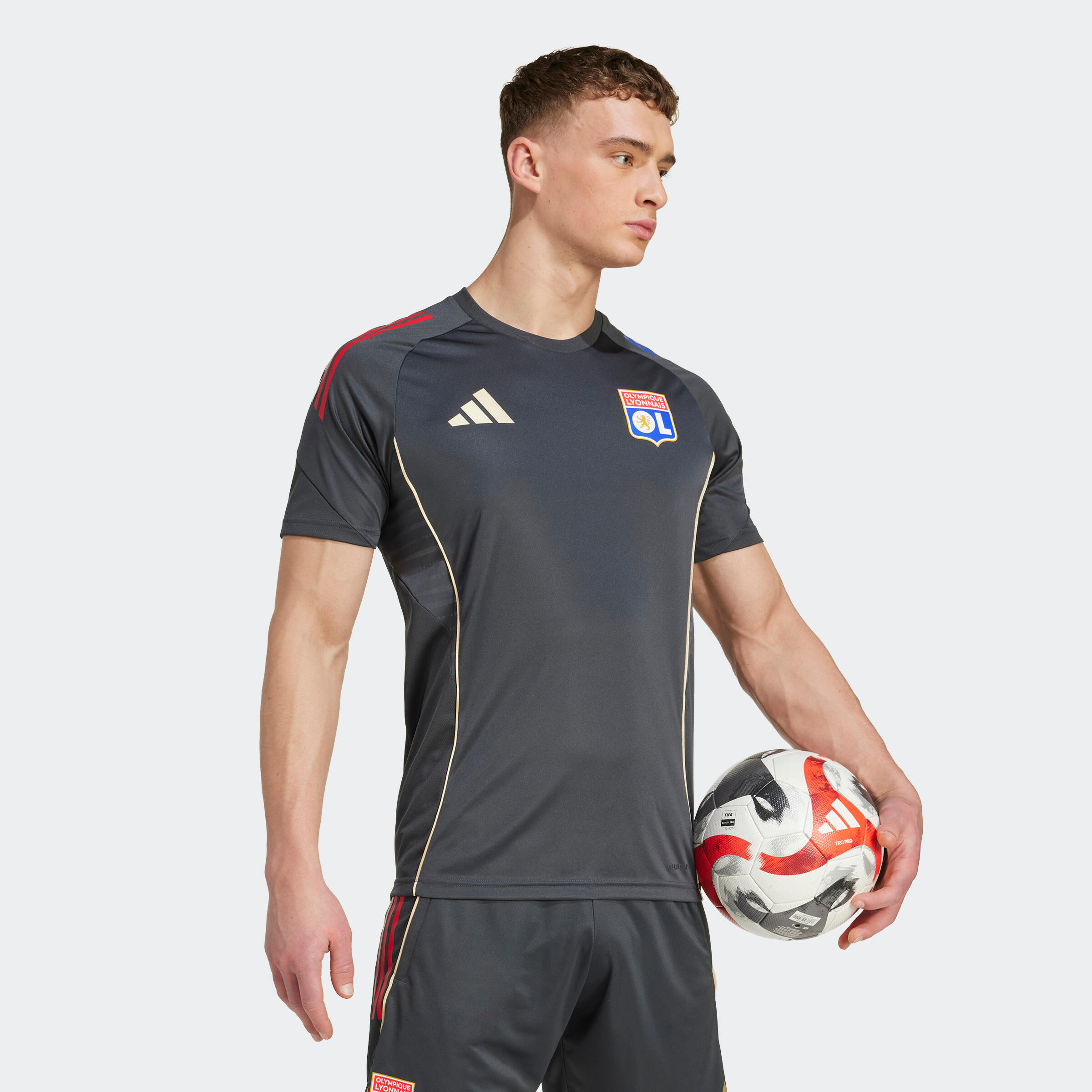 Koszulka piłkarska treningowa ADIDAS Olympique Lyonnais 25/26 Tiro25 Competition