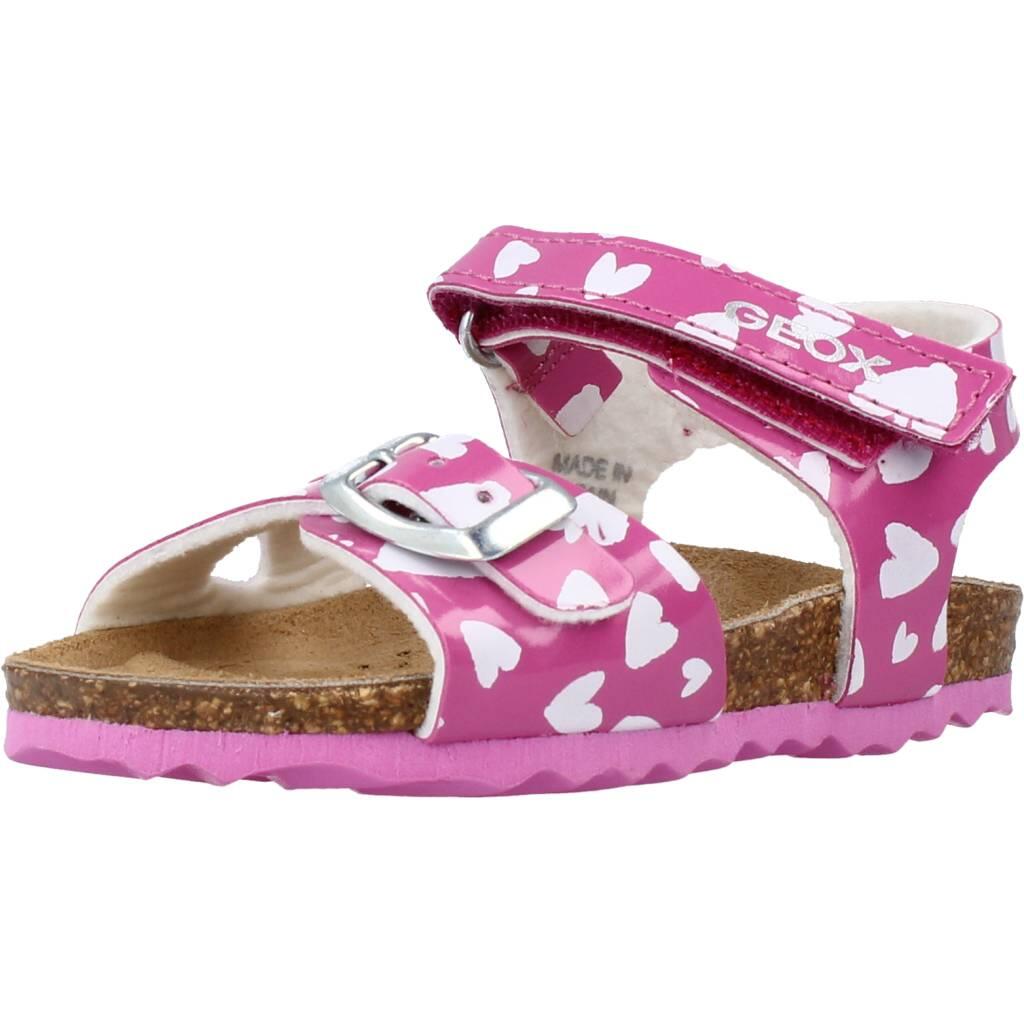 Sandały GEOX B SANDAL CHALKI GIRL Czerwony