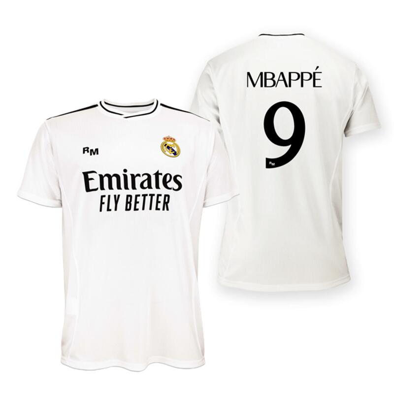 Replika koszulki domowej unisex Real Madryt 2024-25 Premium- Mbappé- 9