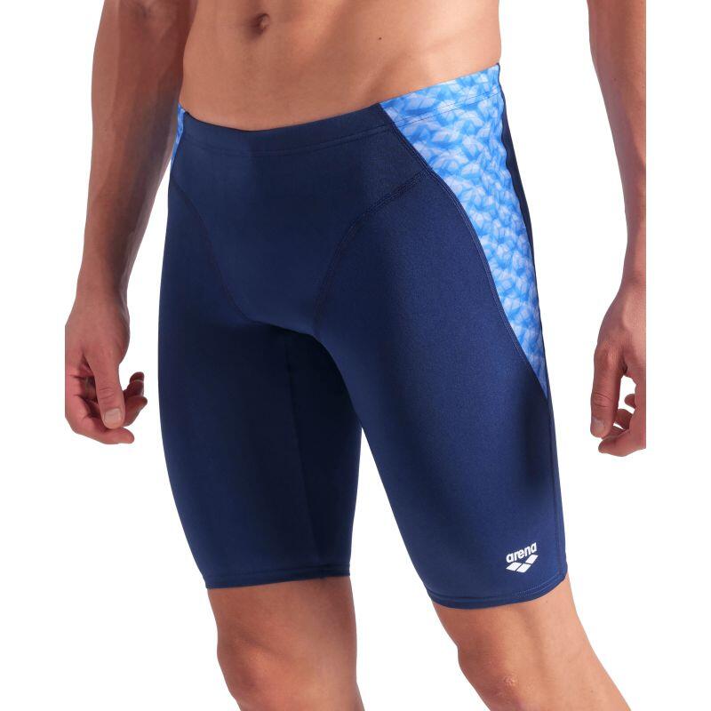 Jammery Arena Monogram Navy - spodenki do kolan do pływania