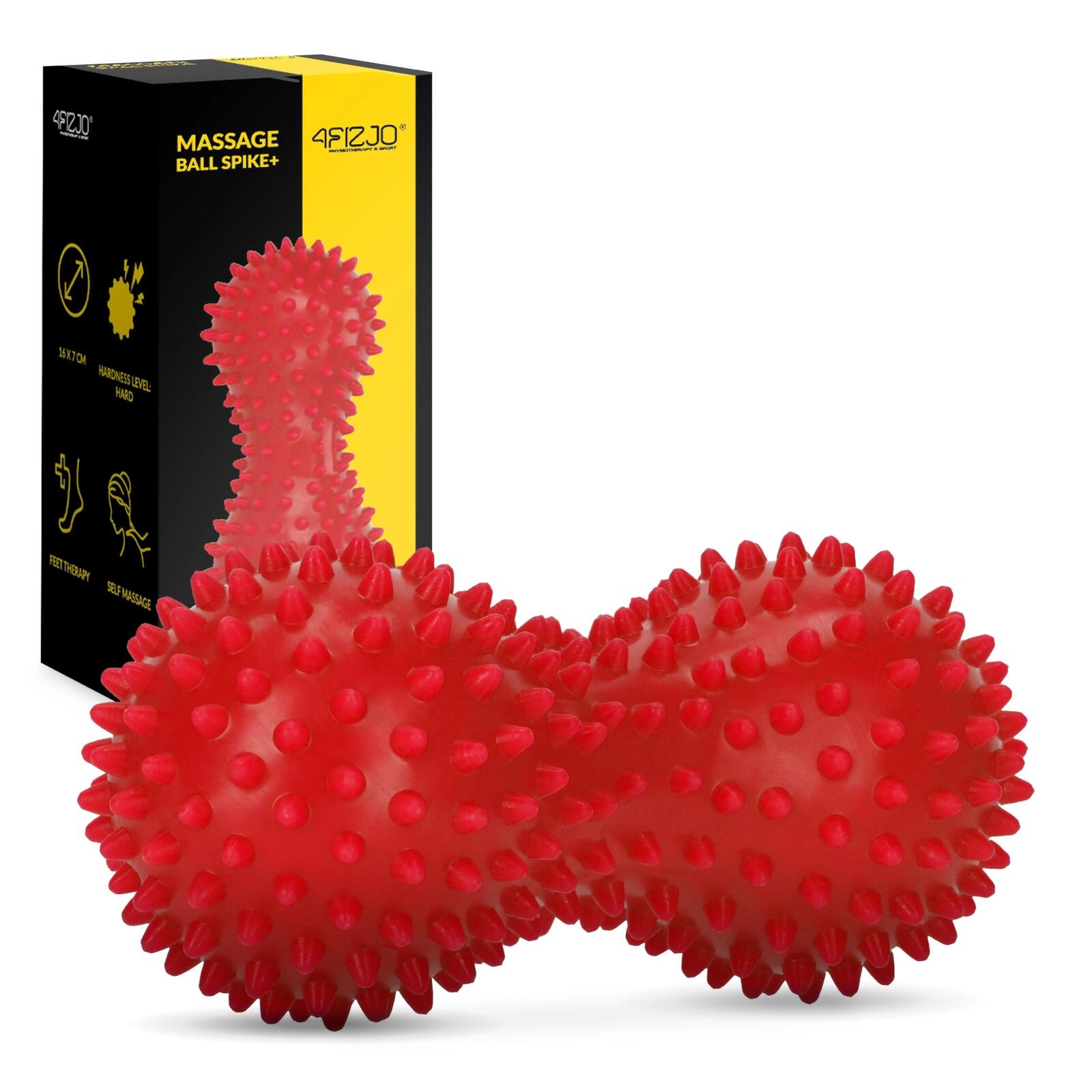 Podwójna piłka sensoryczna do masażu 4FIZJO