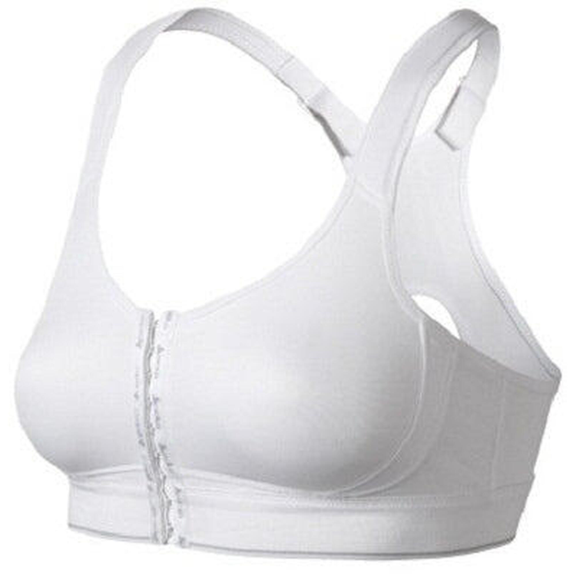 Stanik sportowy Odlo Power Front Fit biały 75E - Wsparcie i komfort