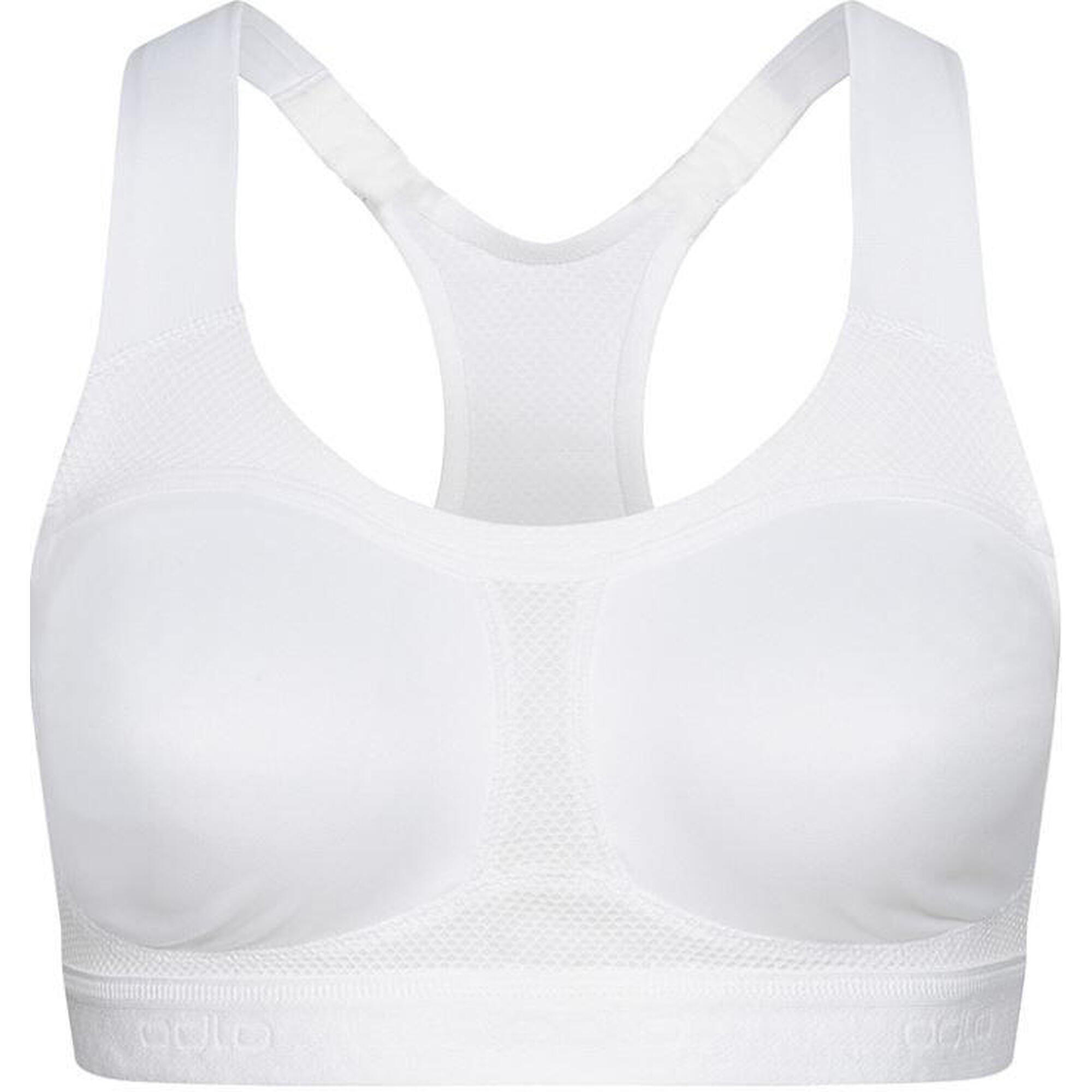 Damski Stanik Sportowy Odlo High Ultimate Fit - Kolor Biały
