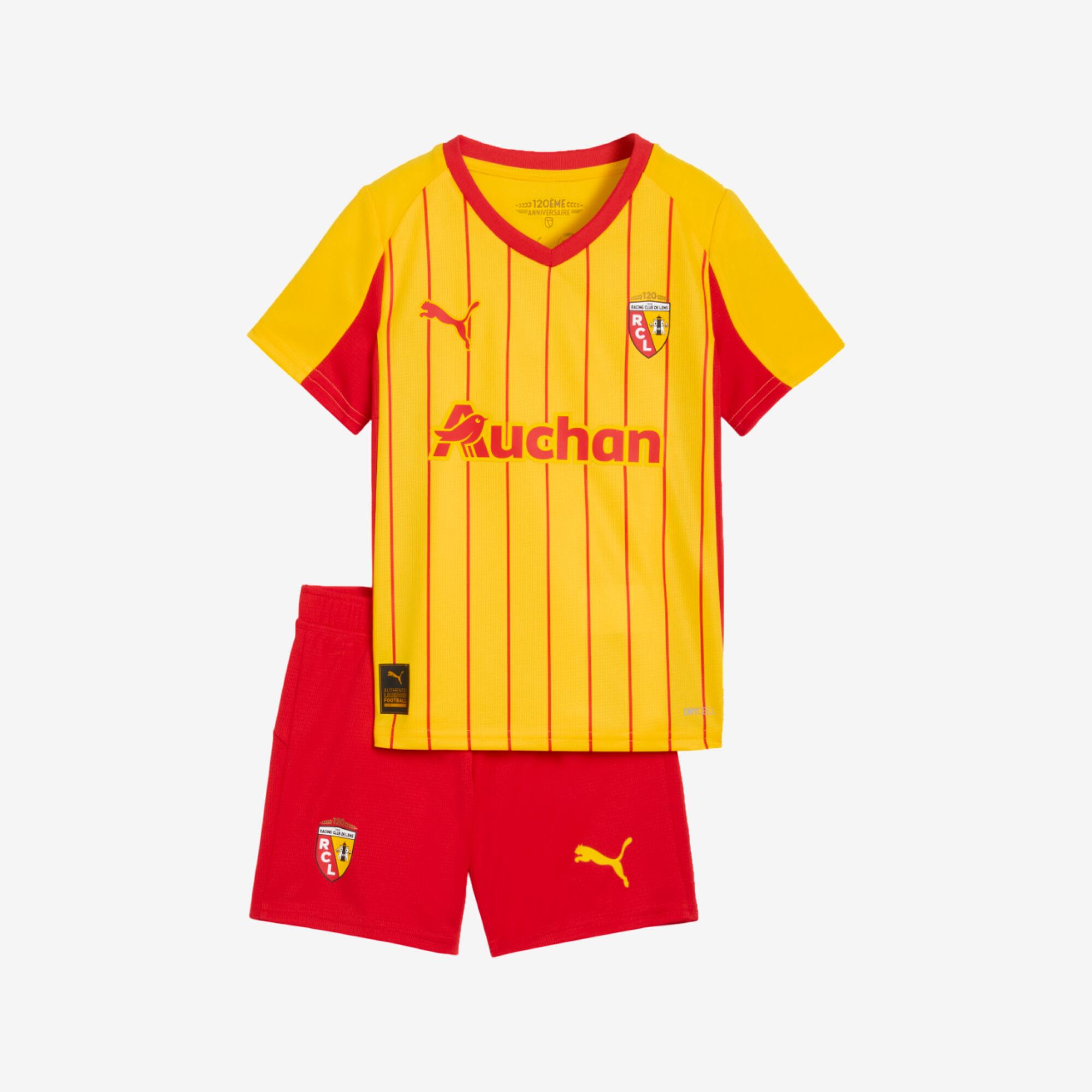 Oficjalny minizestaw piłkarski dla dzieci Puma RC Lens domowy 25/26