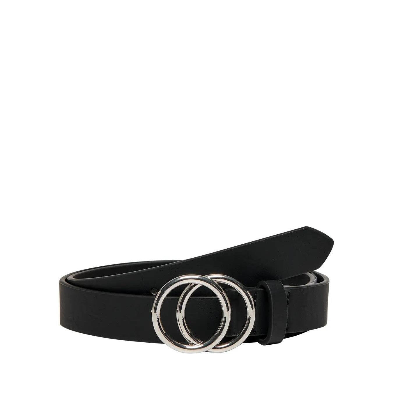 Pasek Only Rasmi ze sztucznej skóry czarny