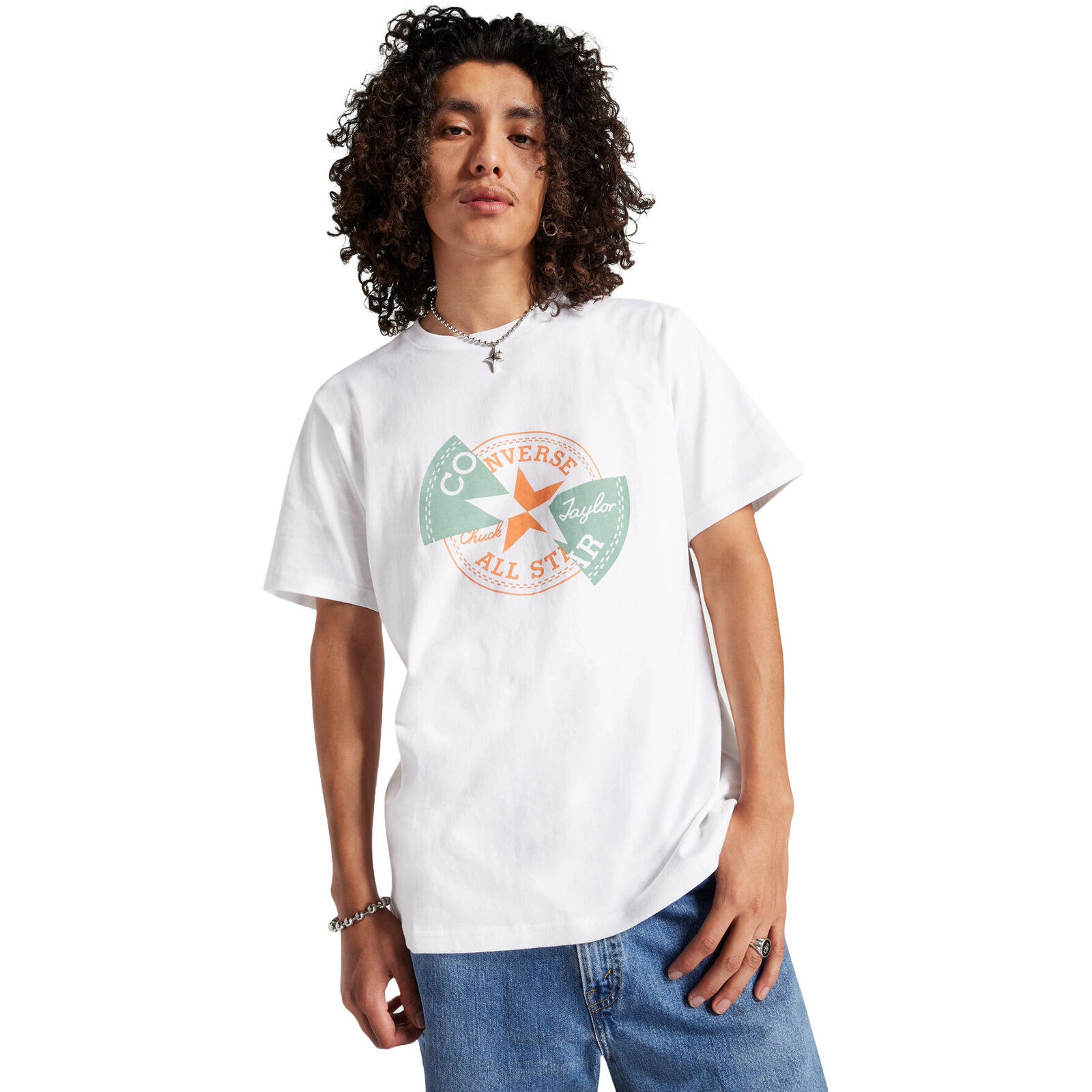Podkoszulek męskie Converse Con T shirt M Chuck Patch Distort Tee