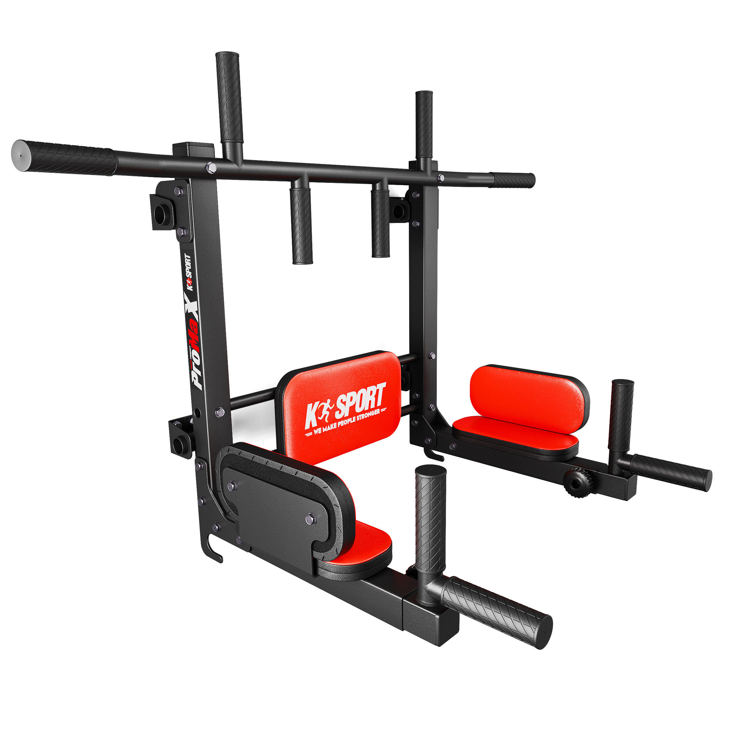 Drążek do podciągania ćwiczeń poręcz na ścianę 2W1 KSSL081/2 K-sport KSSL081/2