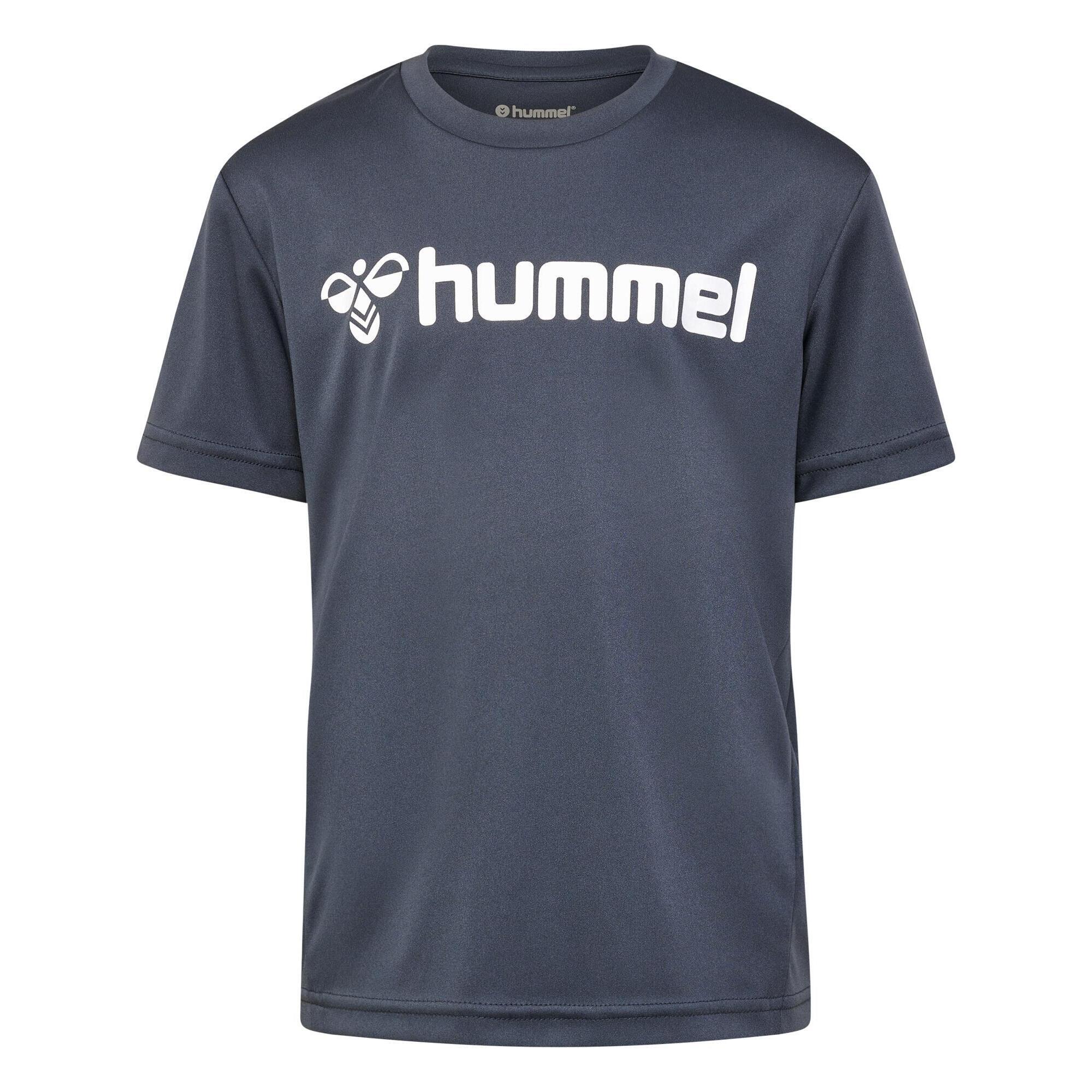 Hummel Koszulka poliestrowa sportowa Poly Logo Jersey Kids