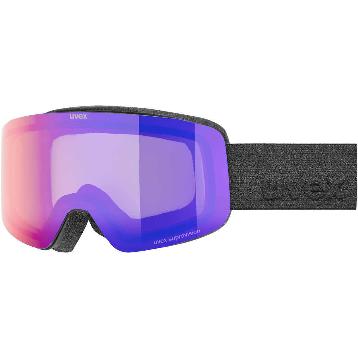 Gogle Uvex Pwdr FM Black Matt Mirror Ruby 2026