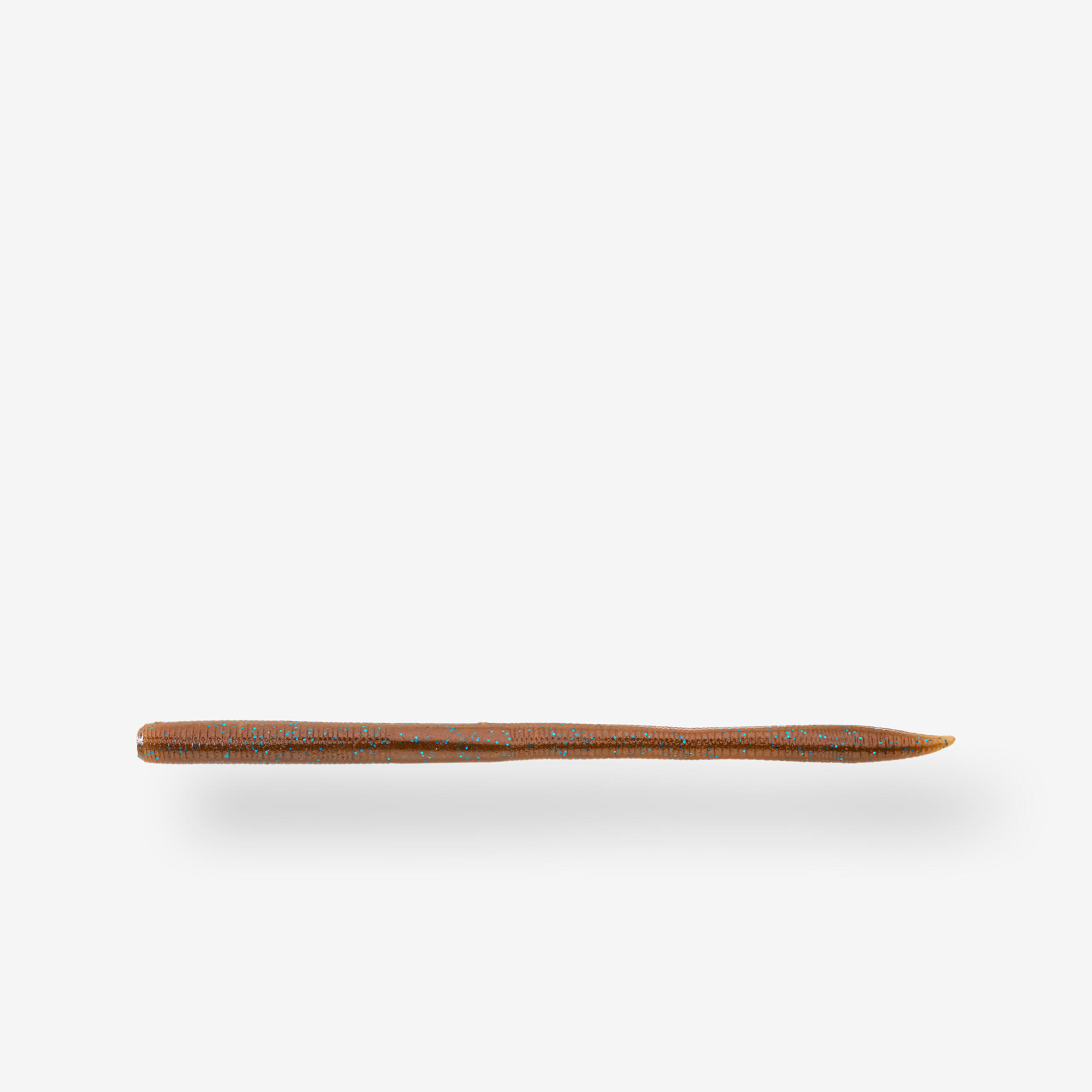 Miękka przynęta Yubari Finess Worm Green Pumpkin Blue x 10