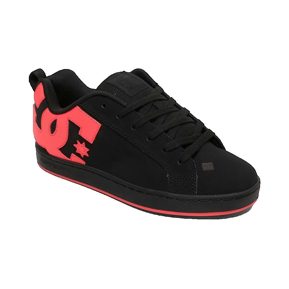 Buty dc-shoes czarne skórzane sportowe