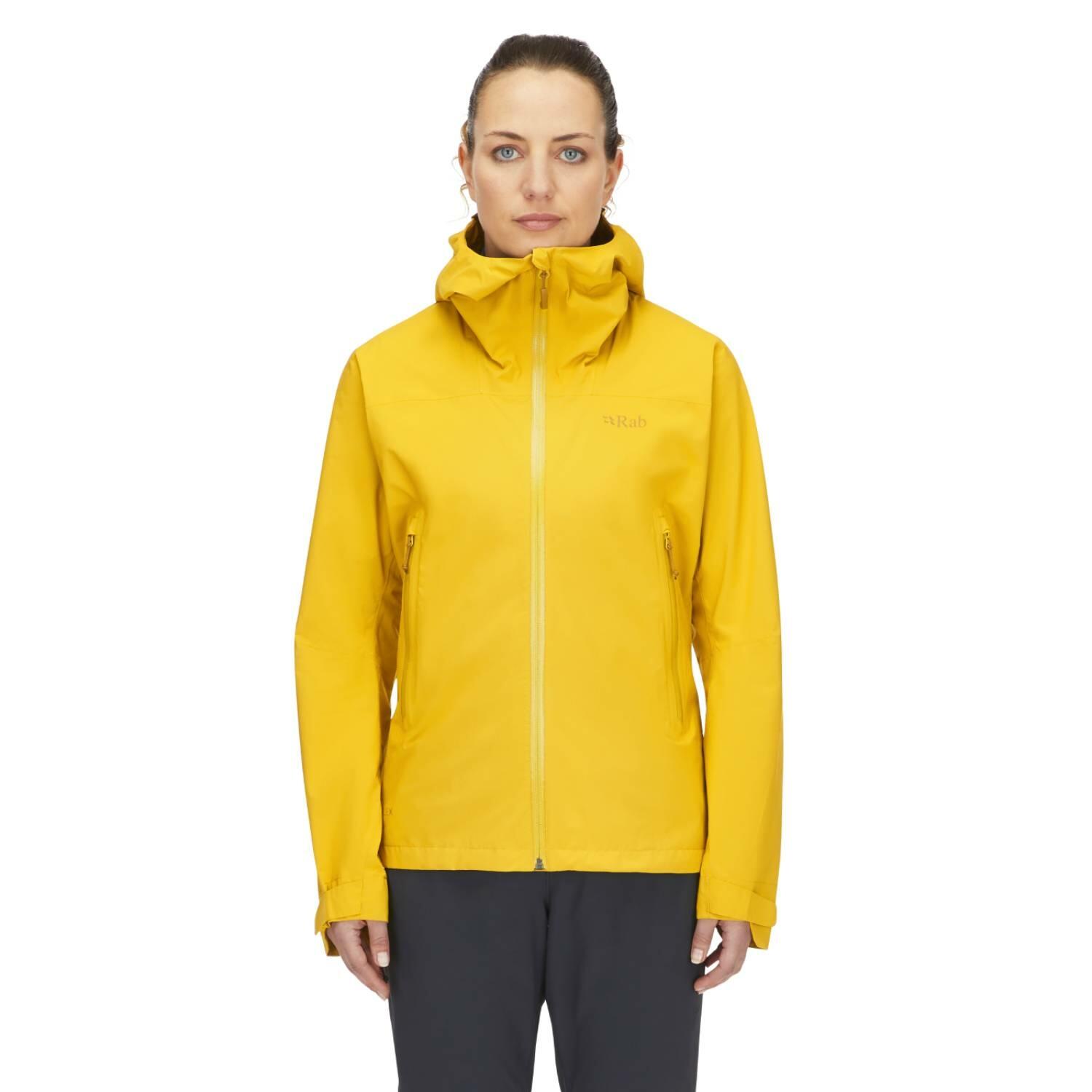 Kurtka przeciwdeszczowa damska Rab Women's Downpour Light Jacket z kapturem
