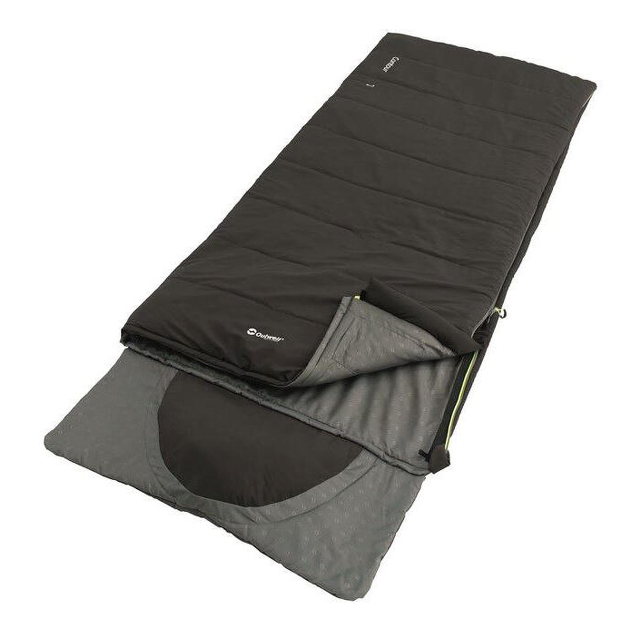 Śpiwór turystyczny Outwell Contour z poduszką zamek lewy