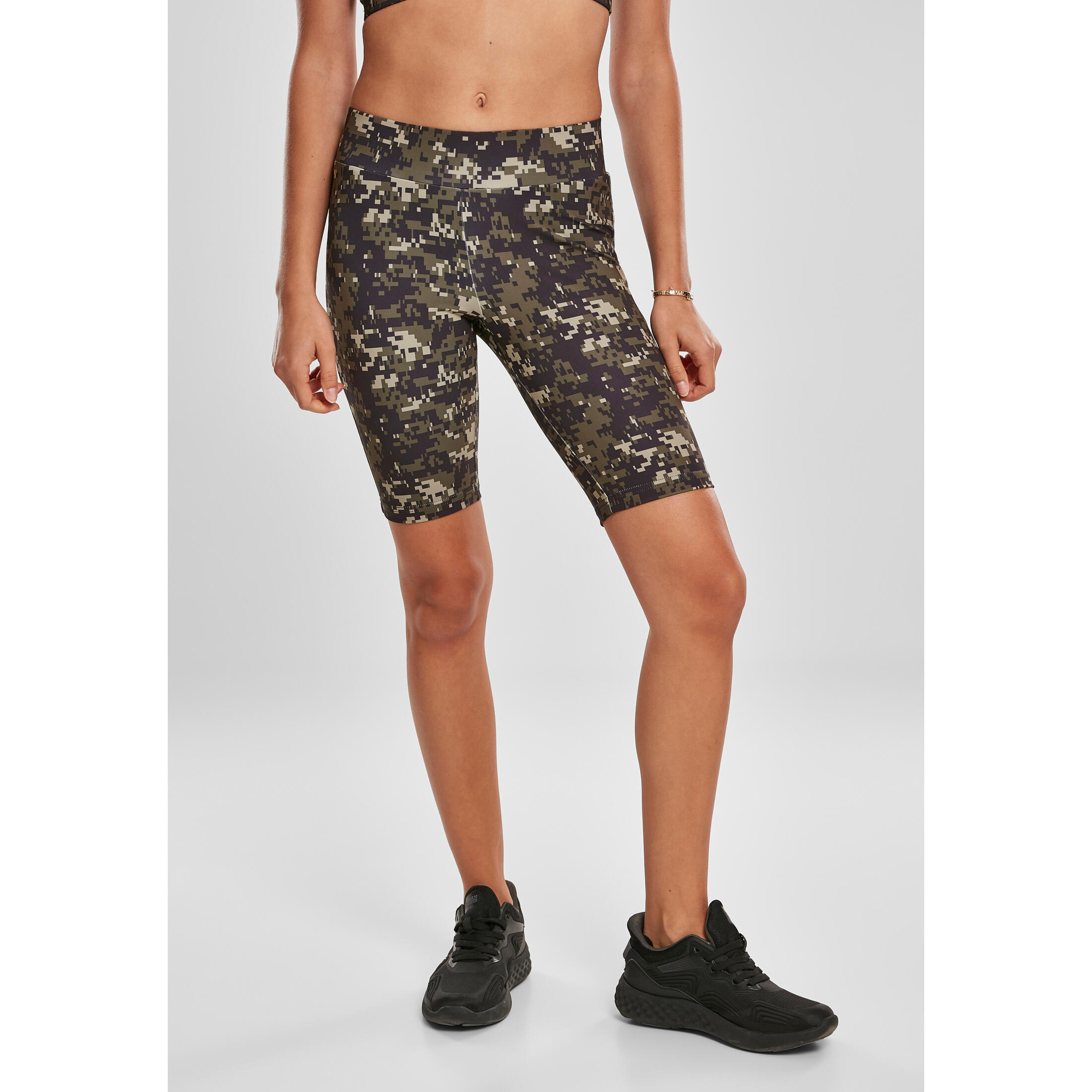 Spodenki kolarskie dla kobiet Urban Classics high waist camo tech