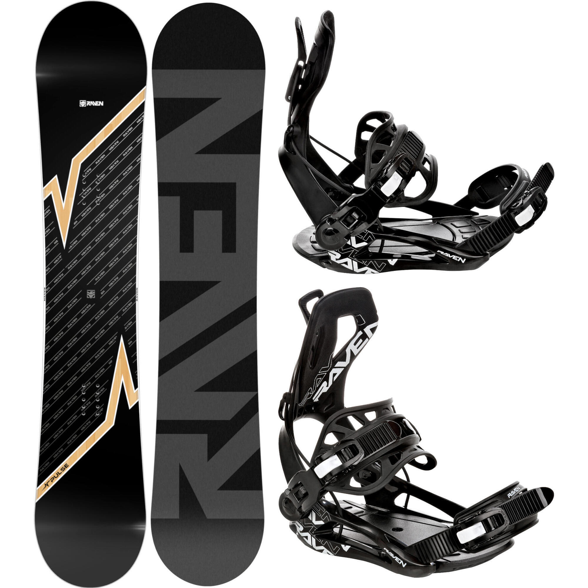 Zestaw Deska snowboardowa Raven Pulse + wiązania Raven FTM450