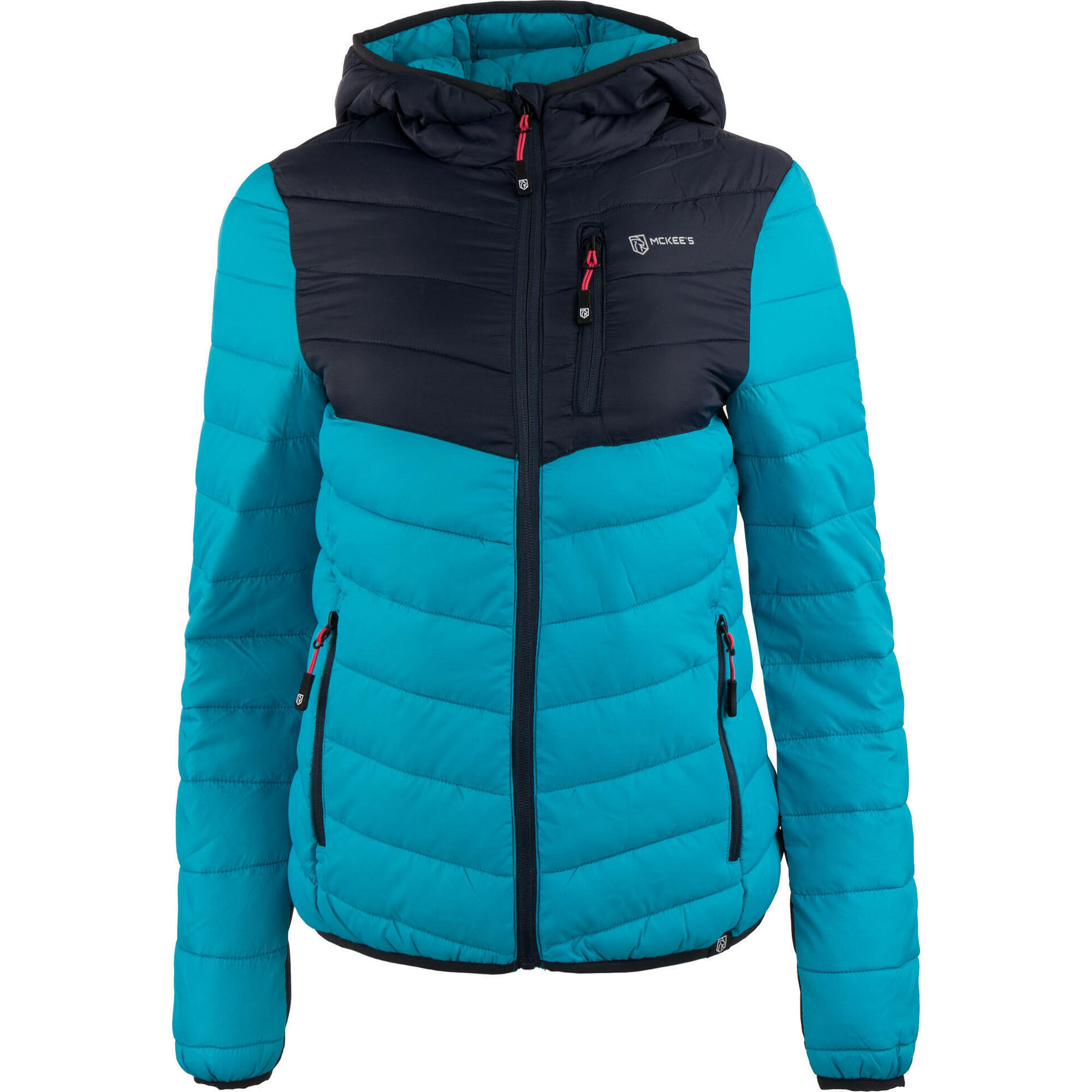 Kurtka zimowa damska McKees Birch niebiesko-turkusowa, S