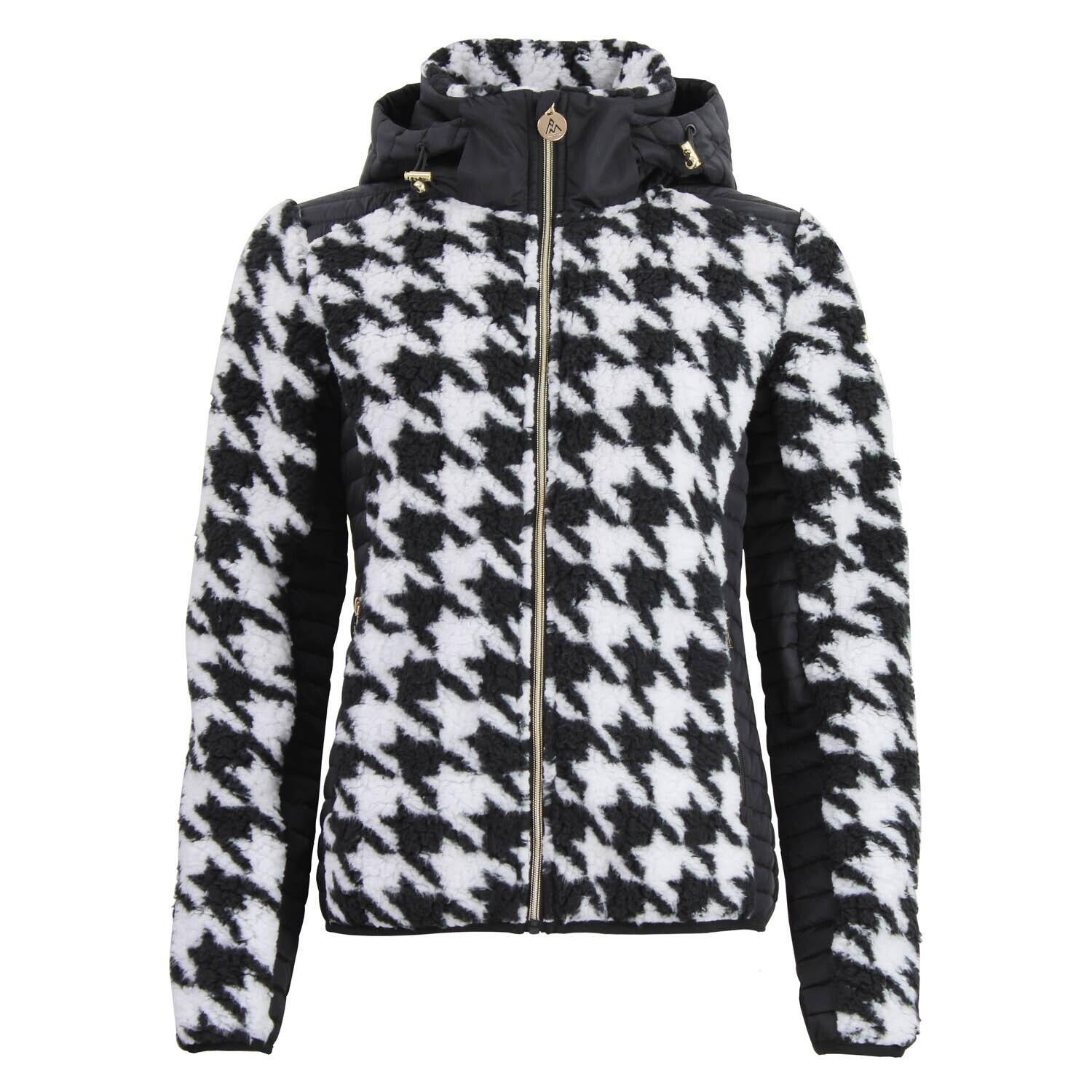 Kaptur polar z zippem, dwumateriałowy, z naszywką na piersi dla kobiet Peak Moun