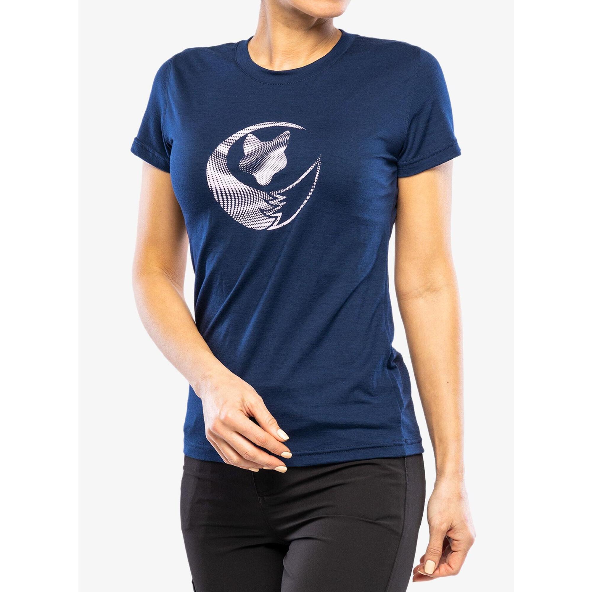 Koszulka z nadrukiem damska Sensor Merino Active PT