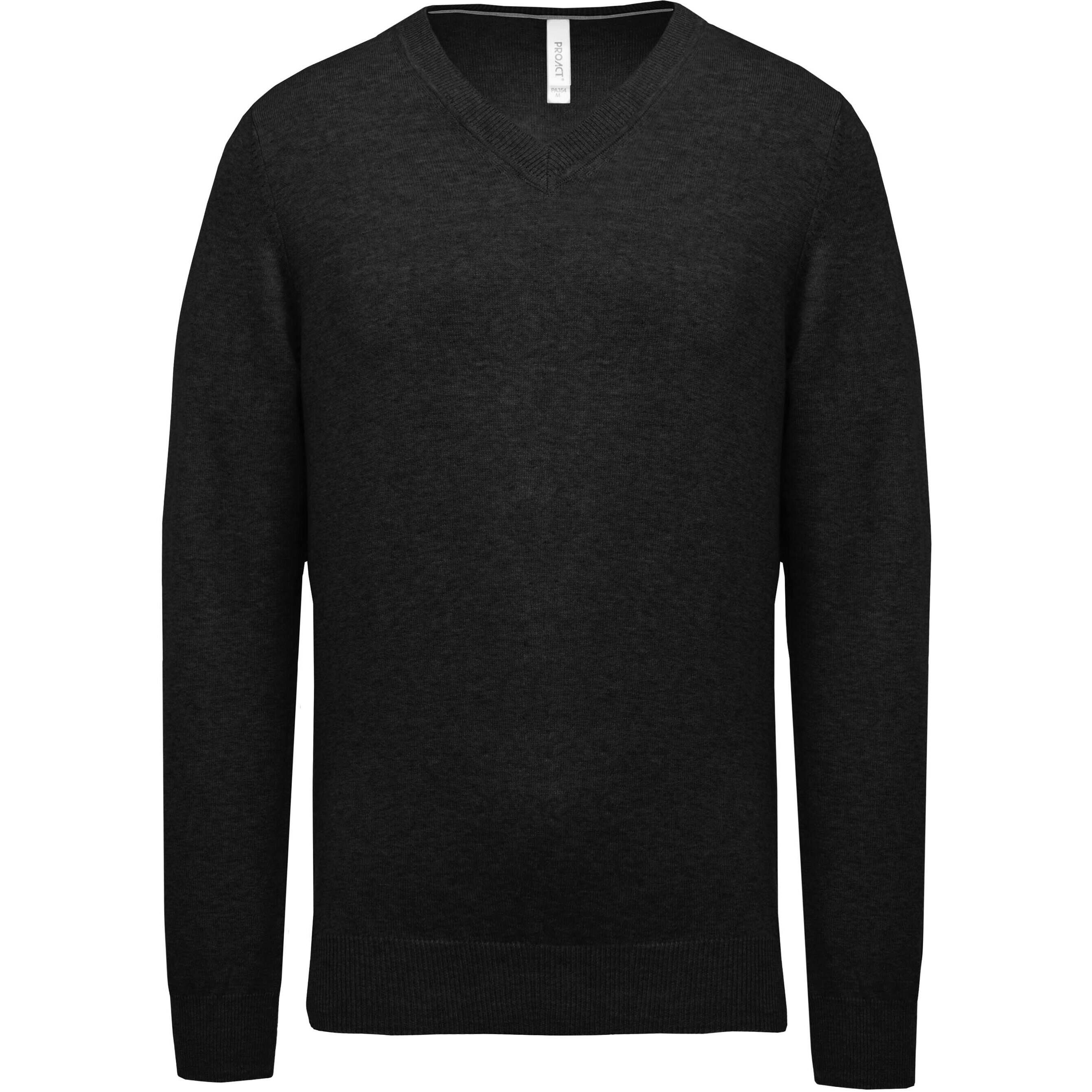 Sweter z dekoltem w serek Kariban Premium
