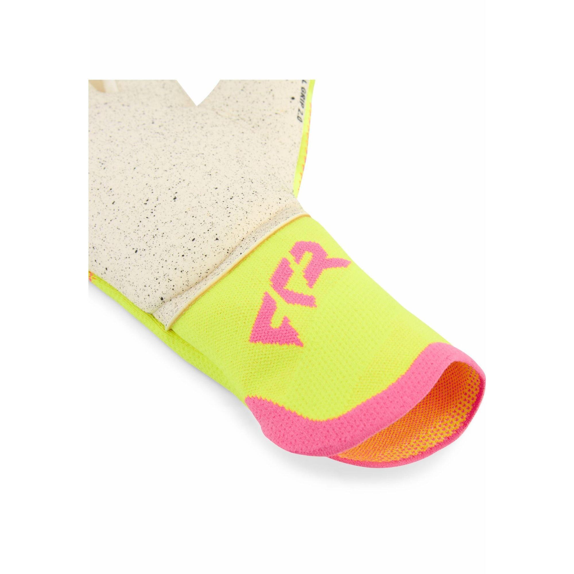 Rękawice bramkarskie FUTURE Ultimate NC PUMA Yellow Alert Sun Struck Pink