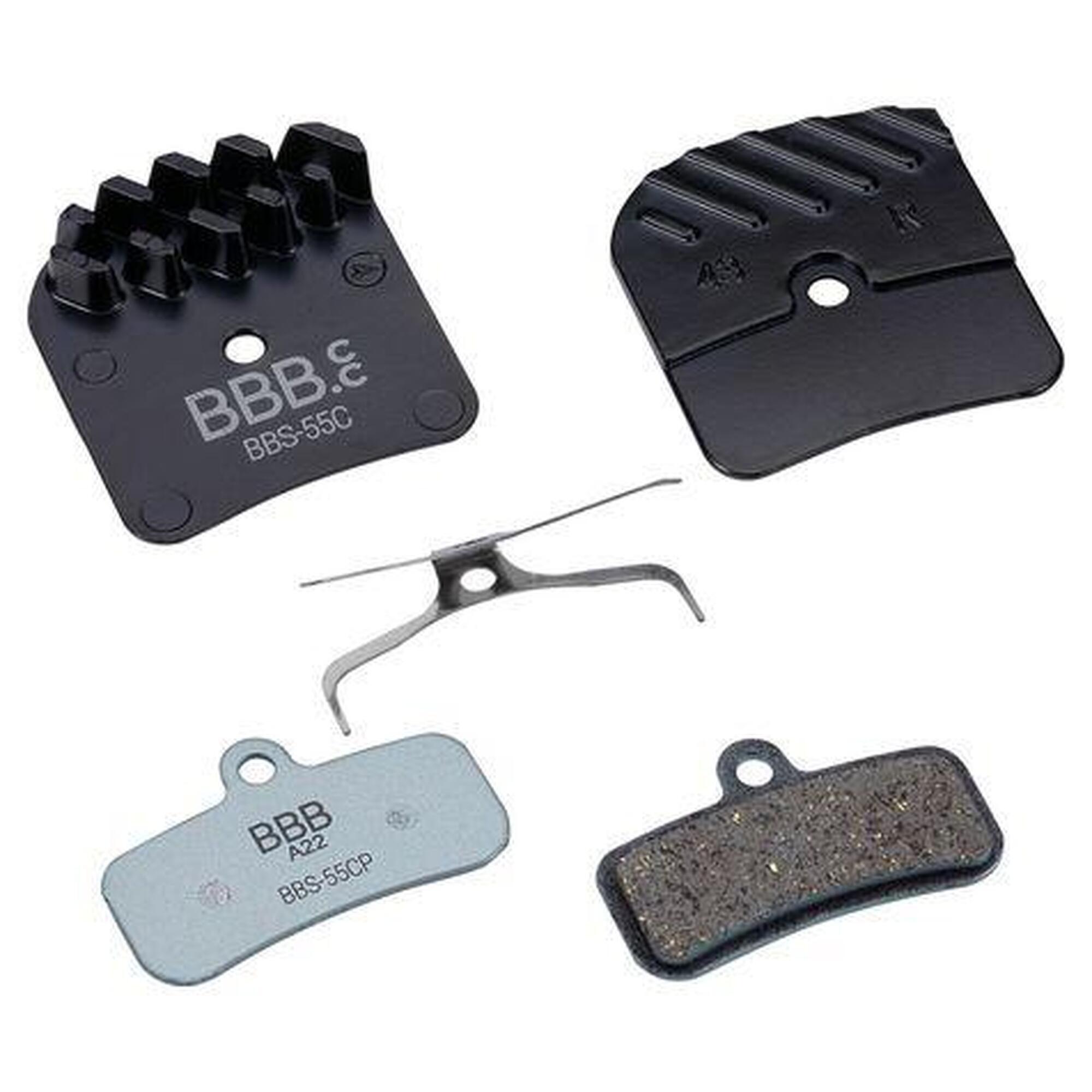 Klocki hamulcowe z radiatorem BBB Cycling Coolfin Comp. Shimano Saint