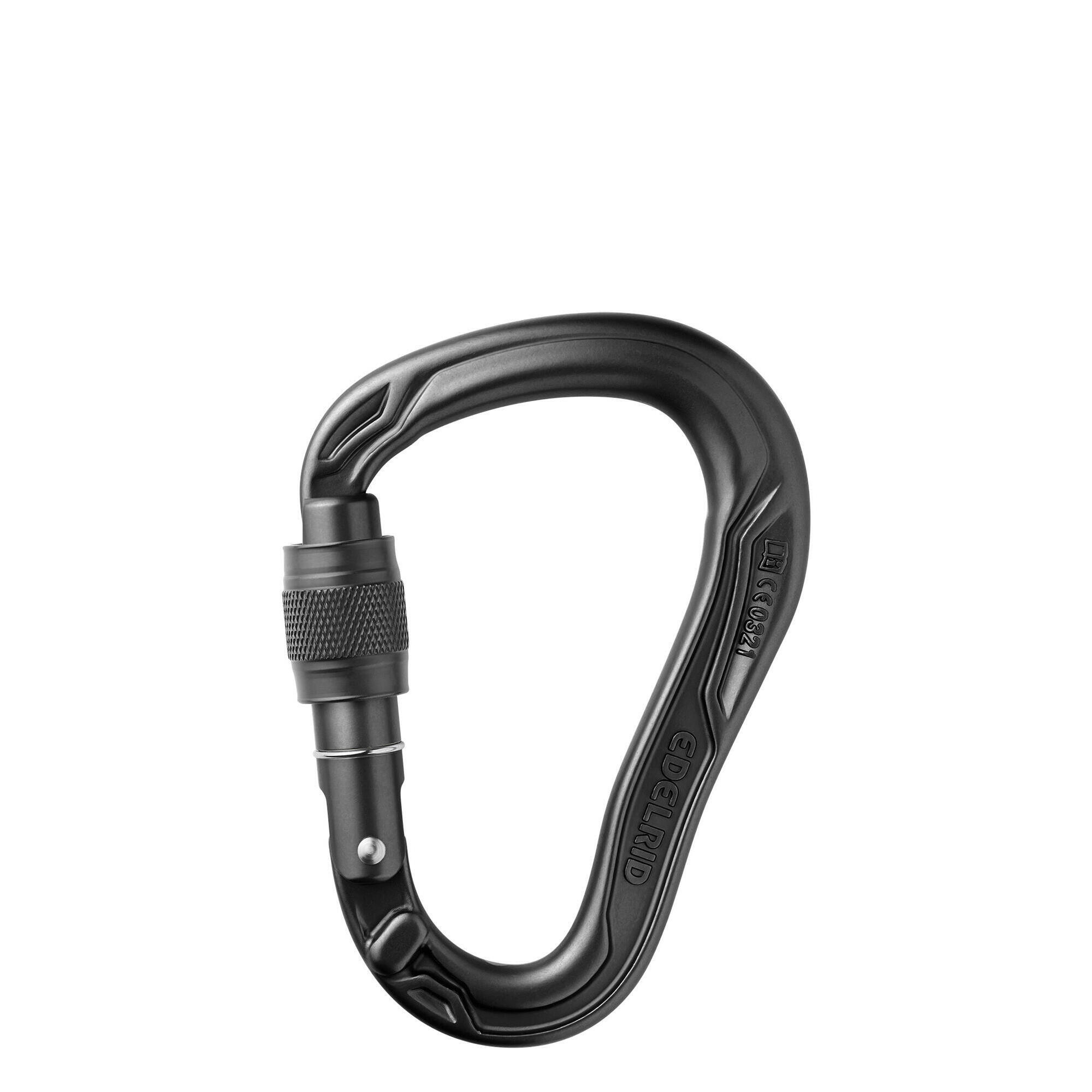 Karabinek zakręcany Edelrid HMS Bullet Screw II - black
