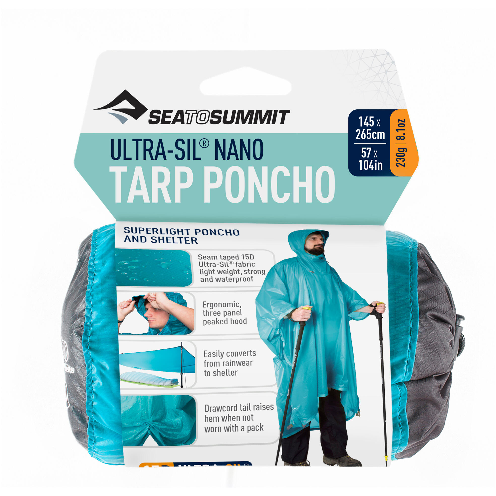 Poncho SEA TO SUMMIT Ultra-Sil™ Nano Tarp