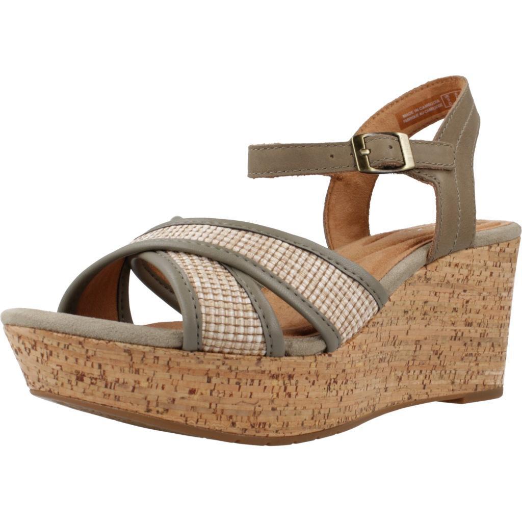 Sandały CLARKS 26171441C Zielony