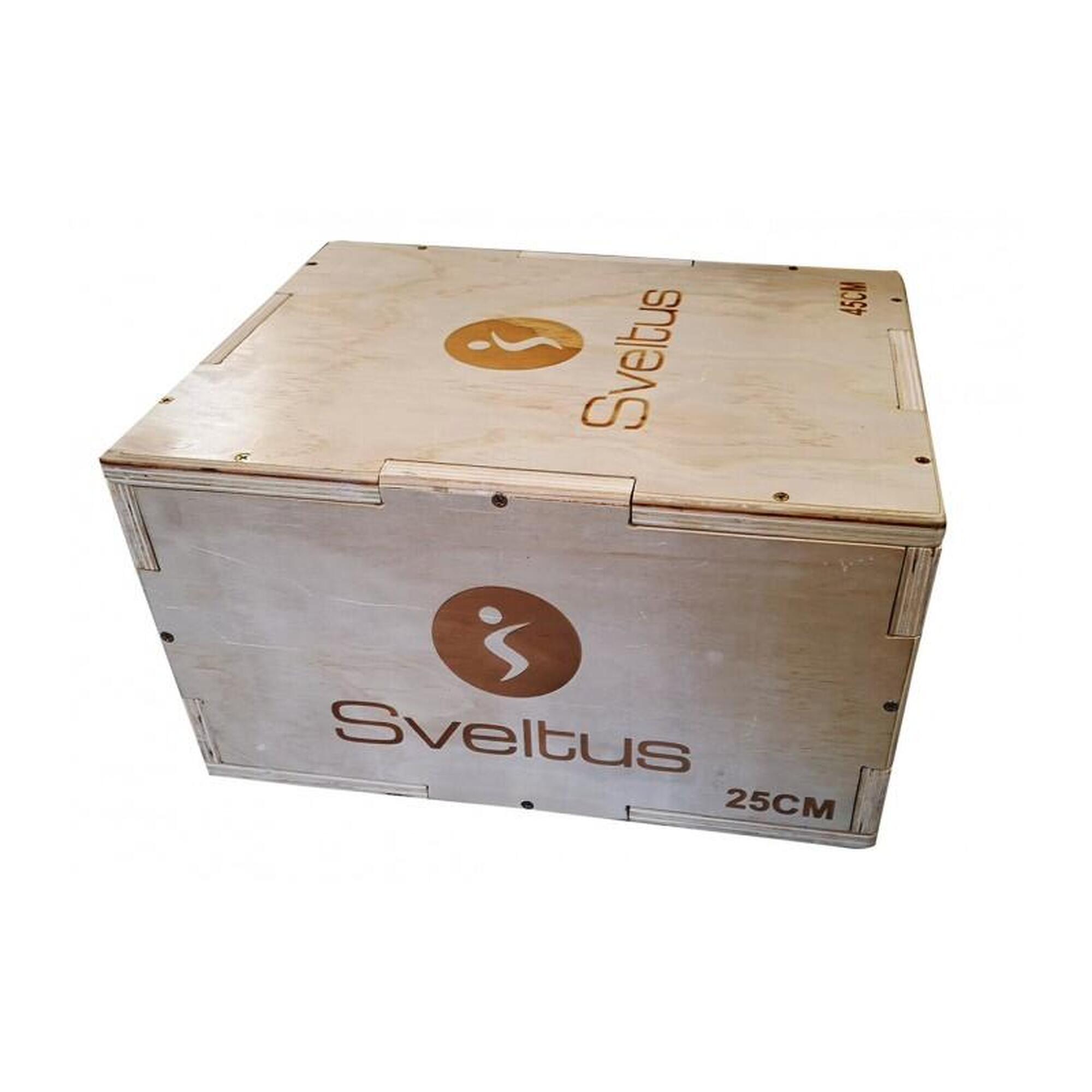 Plyo box drewniany mini Sveltus 45x35x25 cm