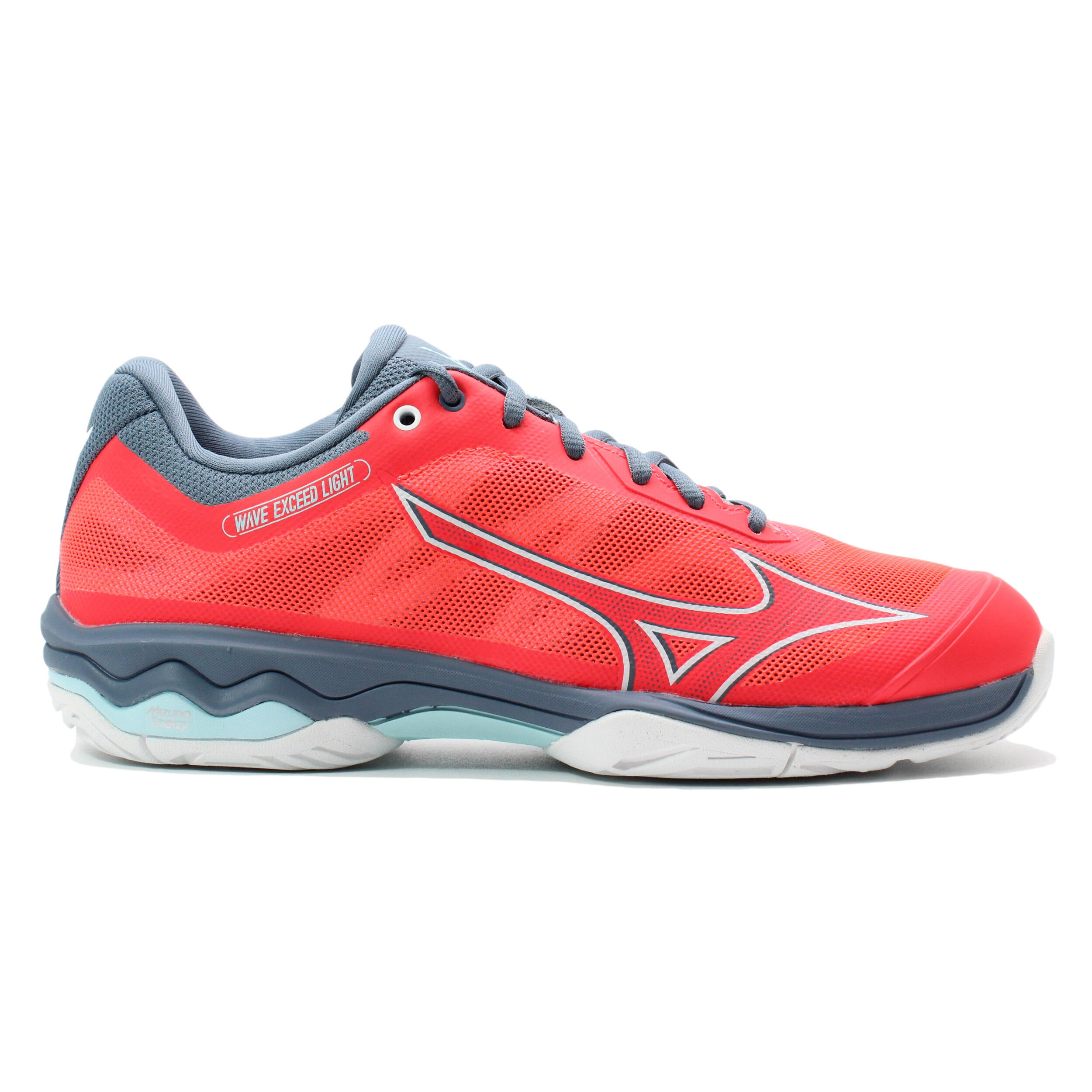 Buty do tenisa damskie Mizuno Wave Exceed Light AC Fierry Coral/White/China 37