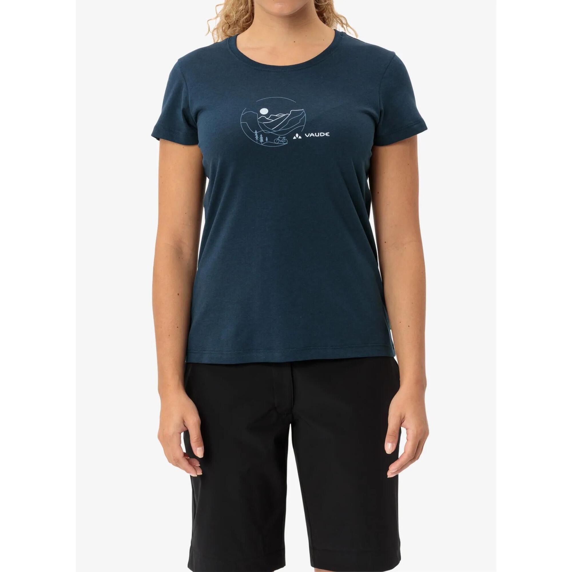 Koszulka z nadrukiem damska Vaude Cyclist T-Shirt V