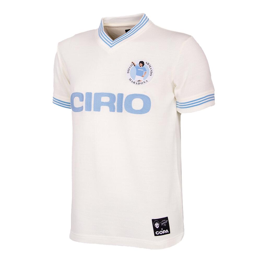 Maradona x COPA Camisola de Futebol Retro Visitante Napoli 1988