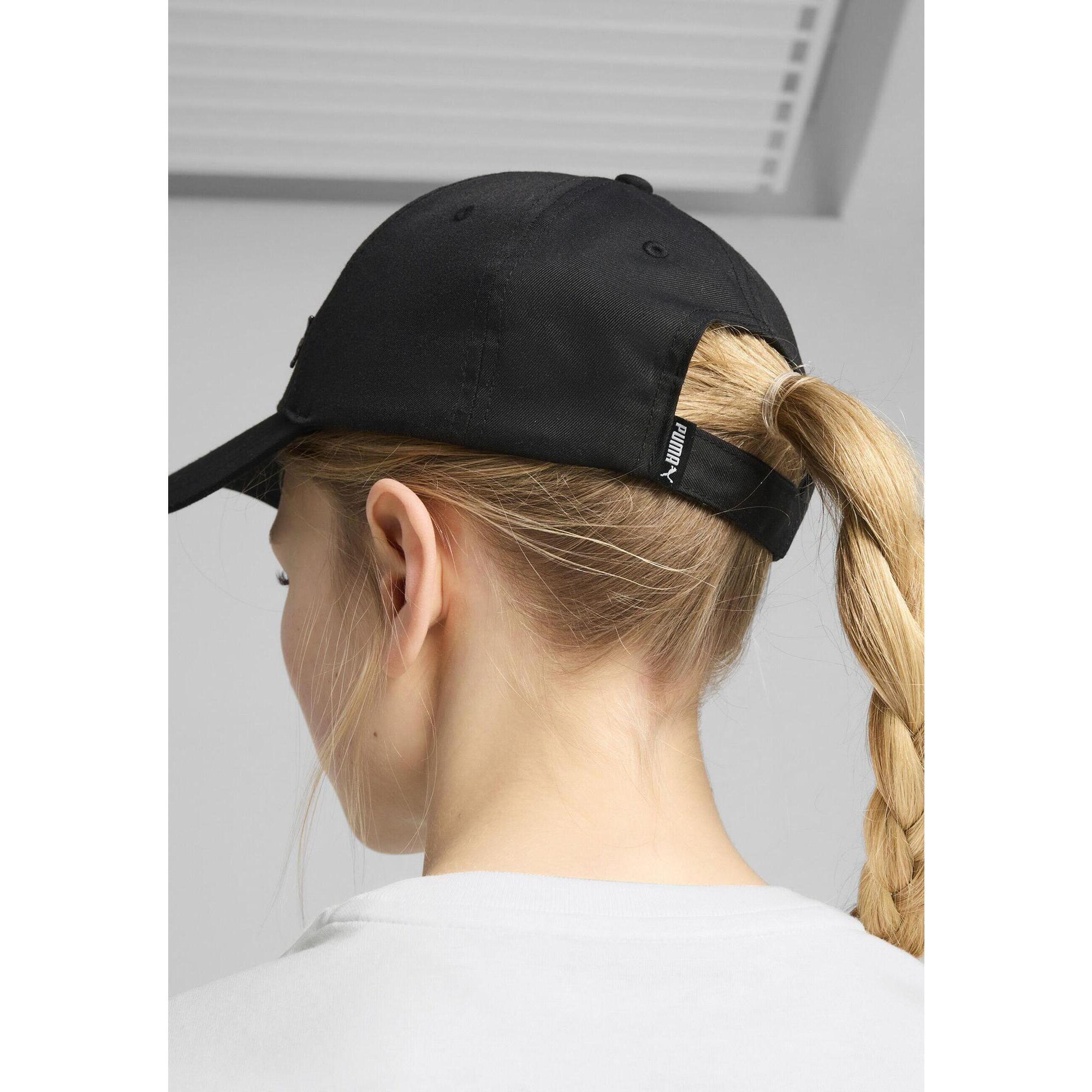 Młodzieżowa czapka z daszkiem ESS Metal PUMA Cat PUMA Black