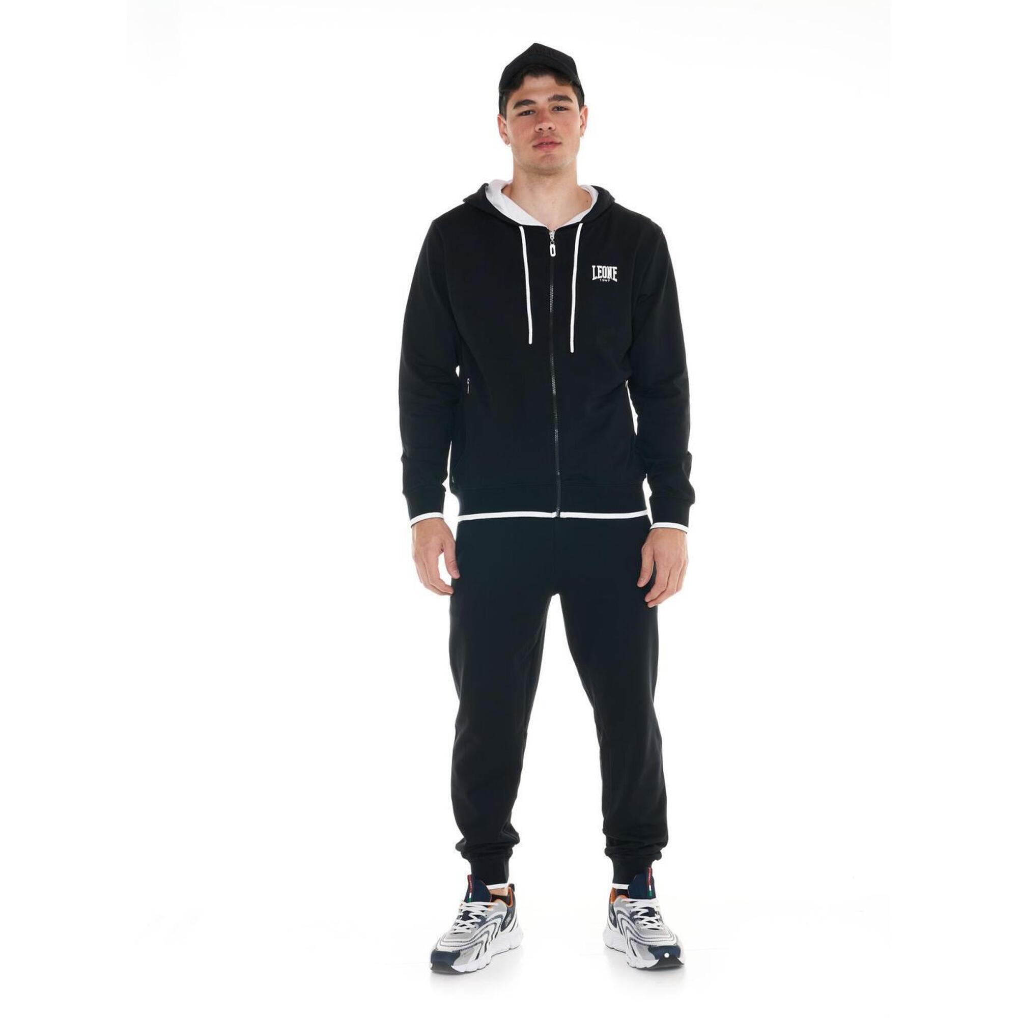 Sportowy dres męski Fluo z kapturem