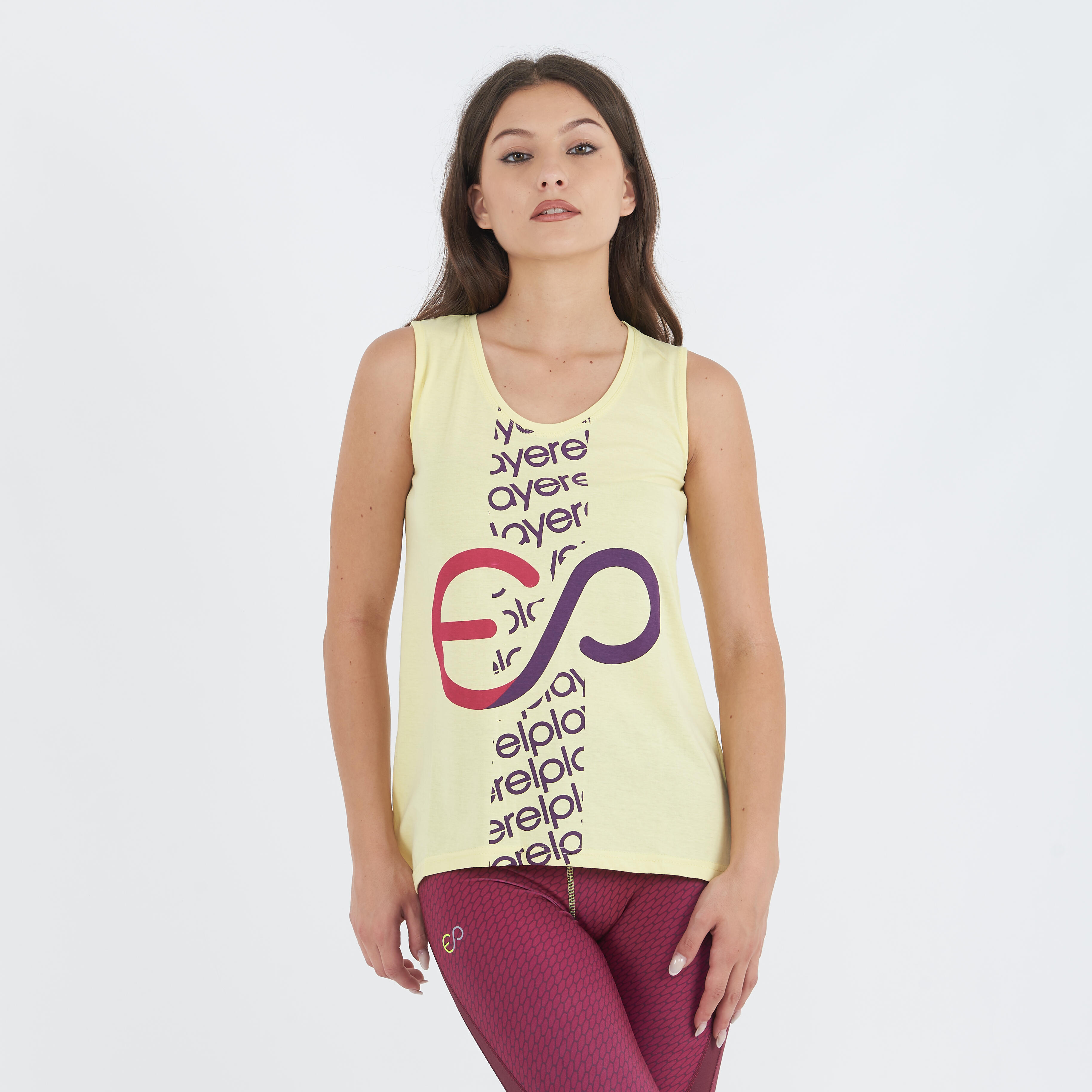 Top treningowy BUBLE z bawełny damski