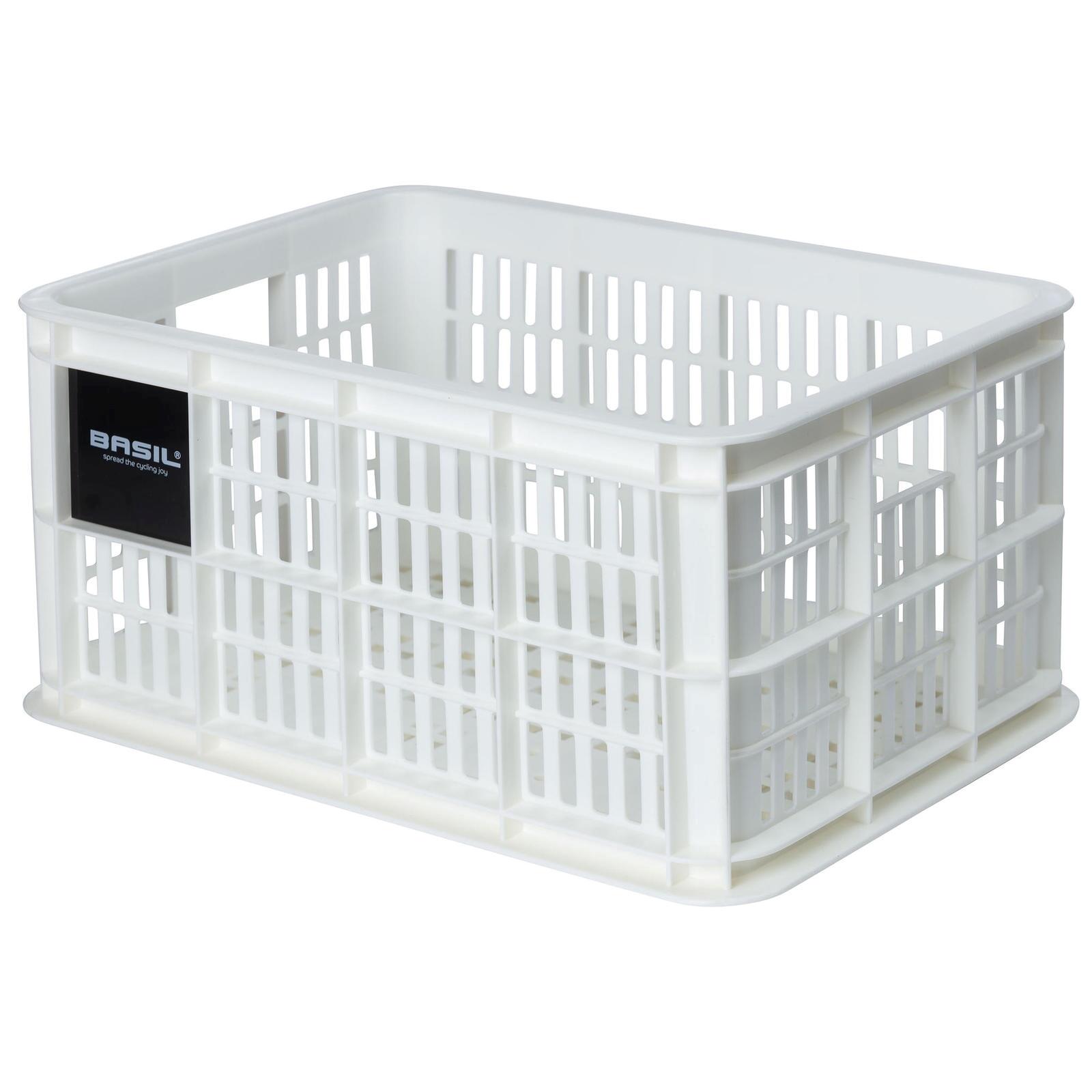 Skrzynia Rowerowa Z Recyklingu Crate S 17,5 Litra 29 X 39 X 20 Cm - Jasna Biel