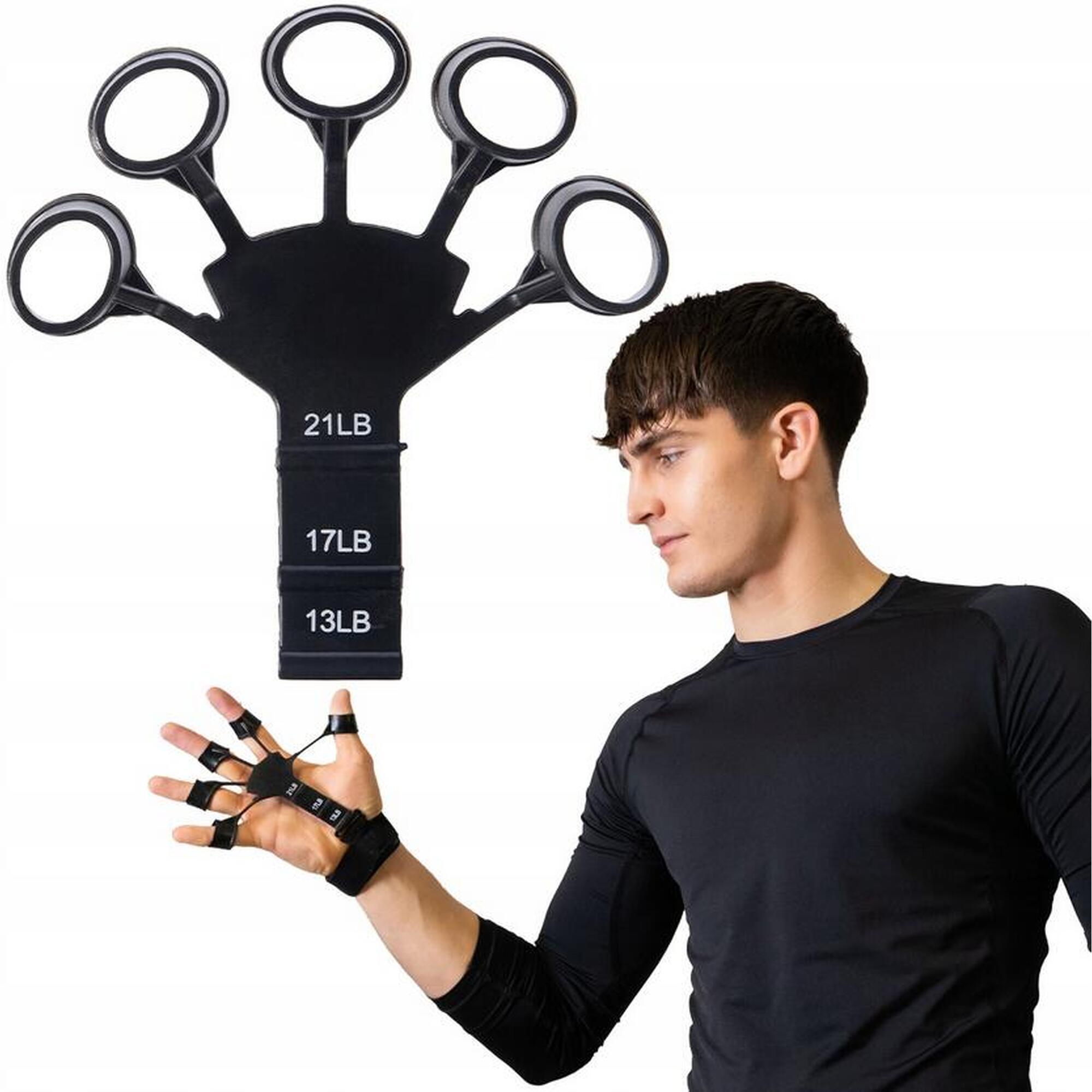 Wzmacniacz dłoni i nadgarstków urządzenie trenażer do poprawy siły chwytu DrFit