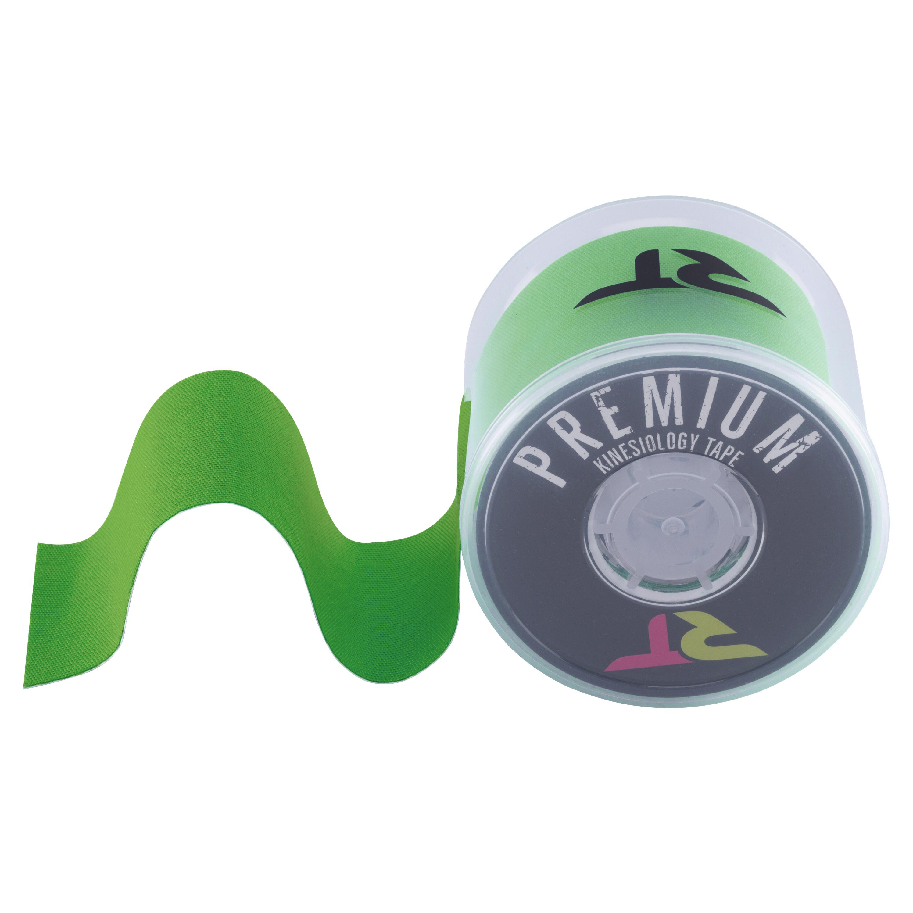 Taśma premium do kinesiology tapingu zielona Rea Tape 5cm