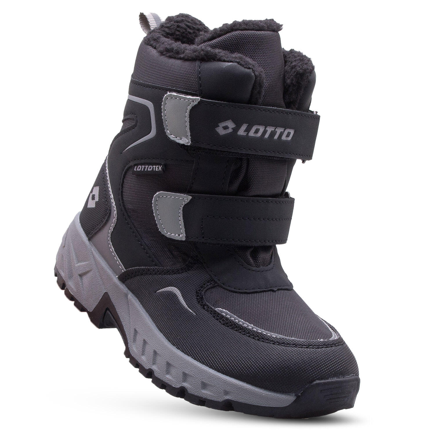 Buty zimowe dziecięce śniegowce LOTTO ALSTYNE TEX K ocieplane