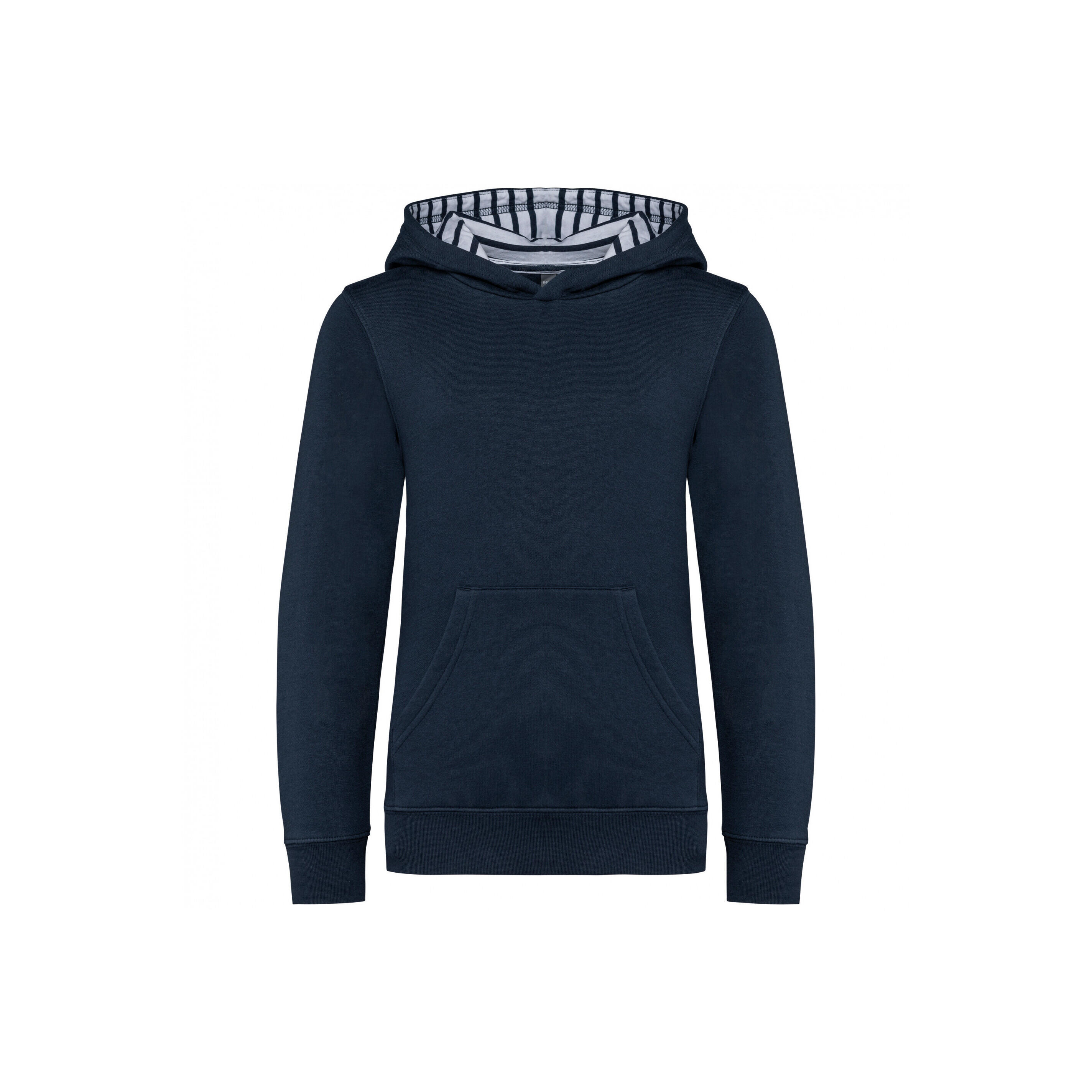 Kontrastowa bluza z kapturem z dziecięcymi motywami Kariban