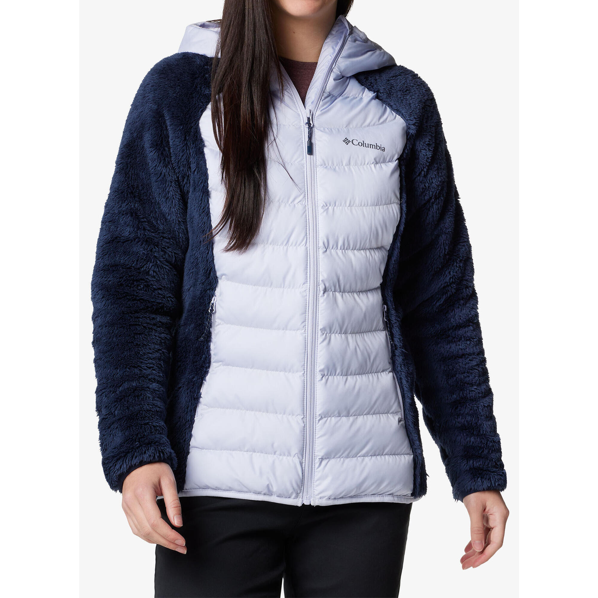 Kurtka ocieplana damska Columbia Powder Lite II Sherpa Hybrid Jacket